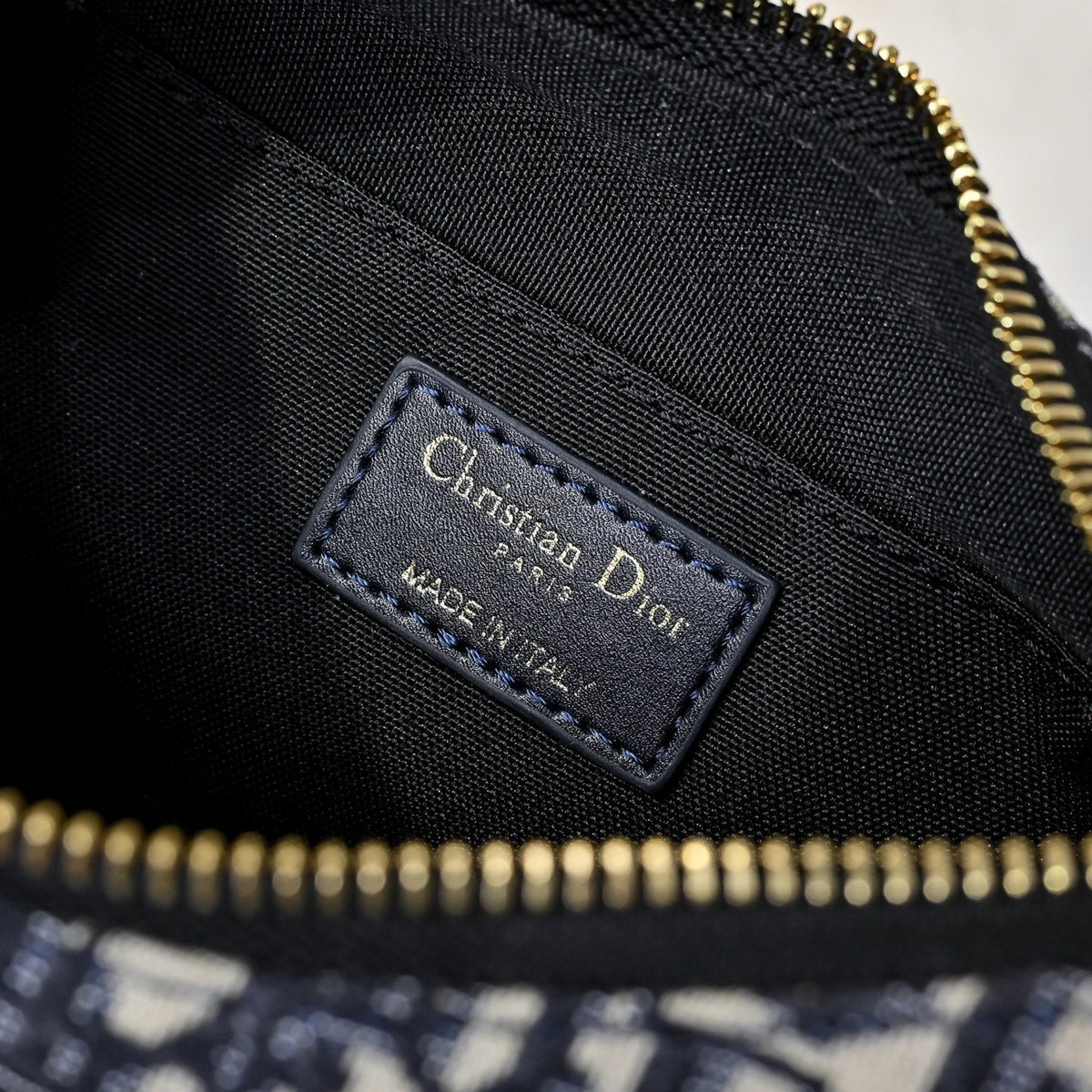 Dior 2026 Montaigne Bag With Chain 21cm Lambskin Fabric