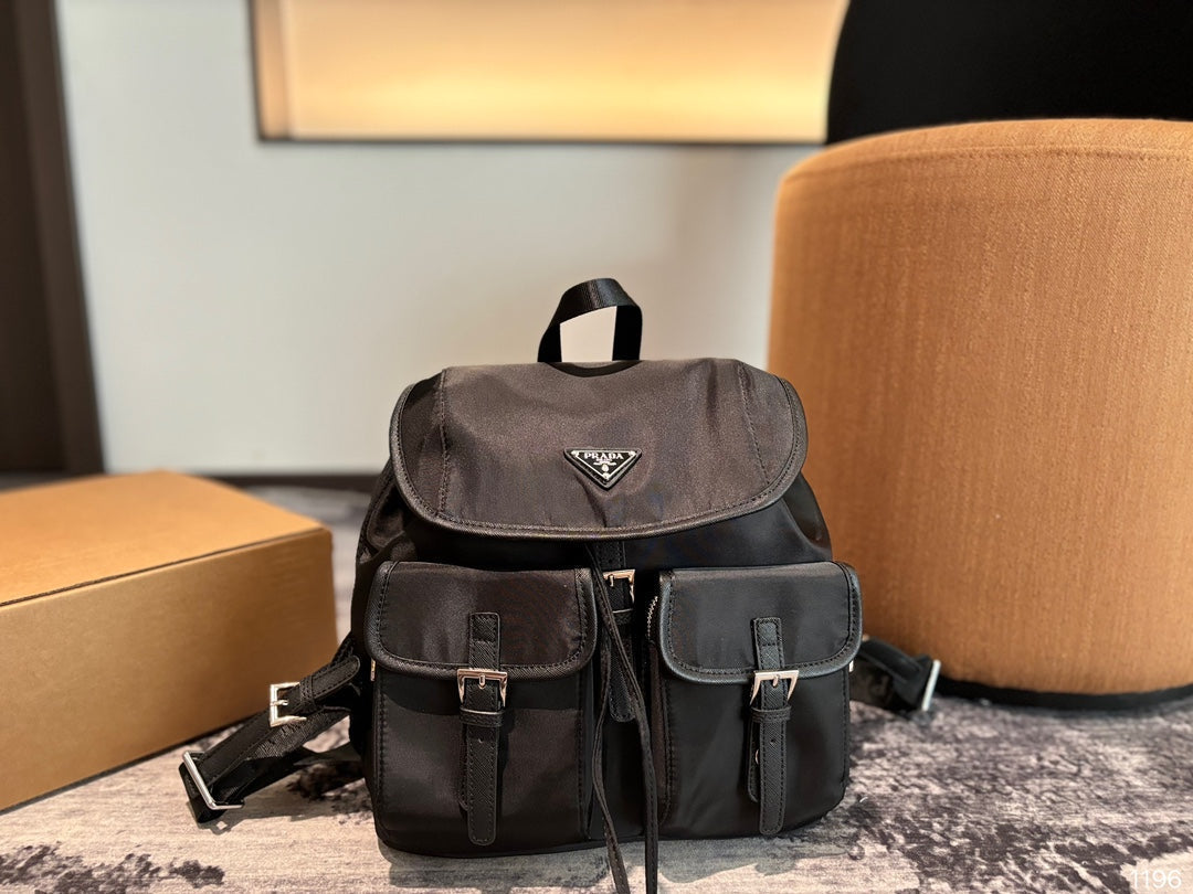 PRA 32 BACKPACK IN BLACK RE-NYLON