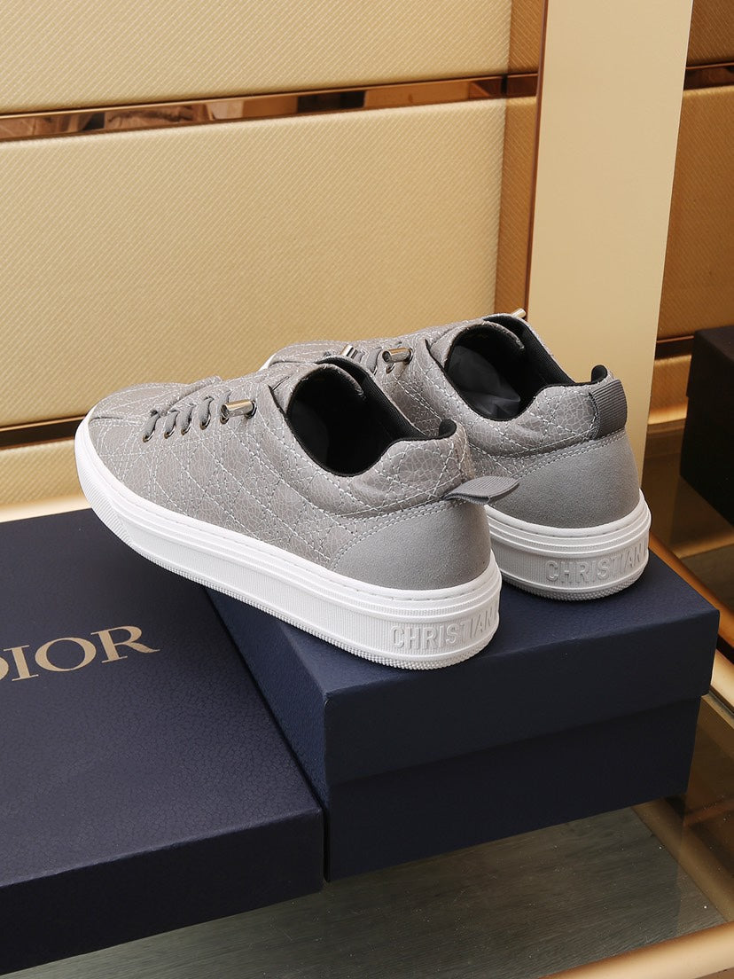 CD STYLISH SNEAKER GRAY CALFSKIN