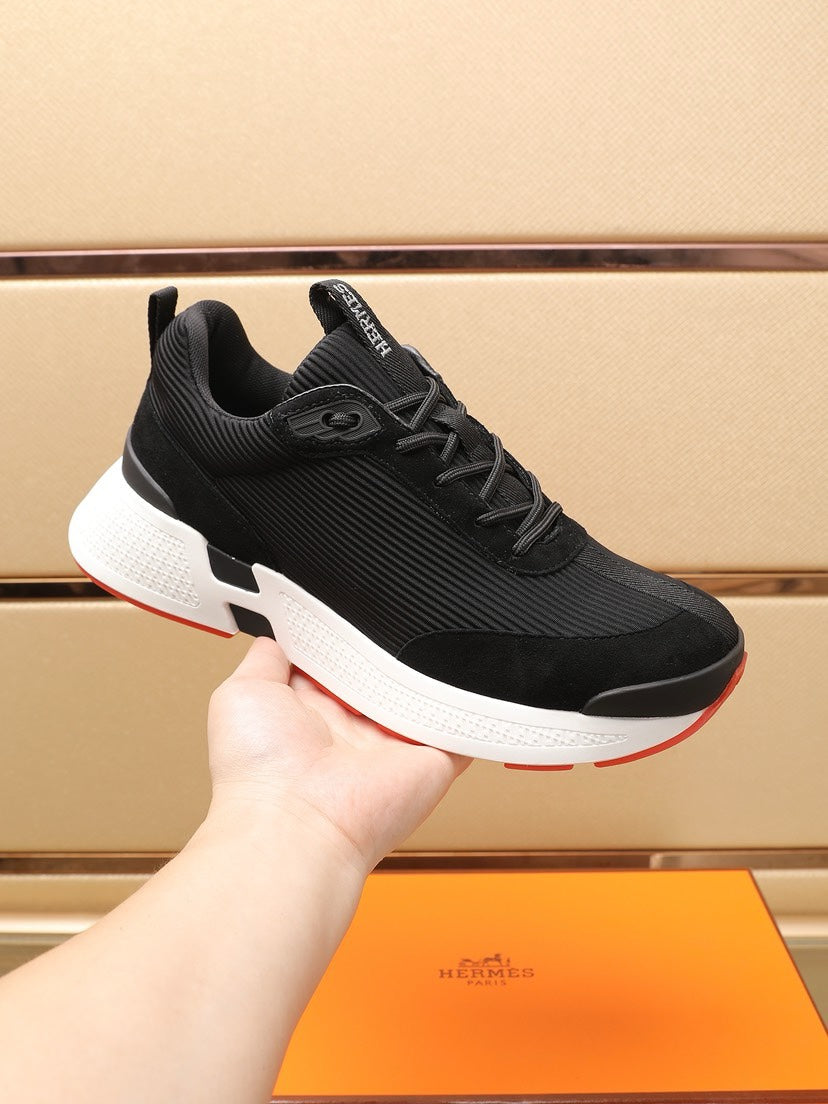 HM HUGO SNEAKER BLACK AND WHITE WEAVE