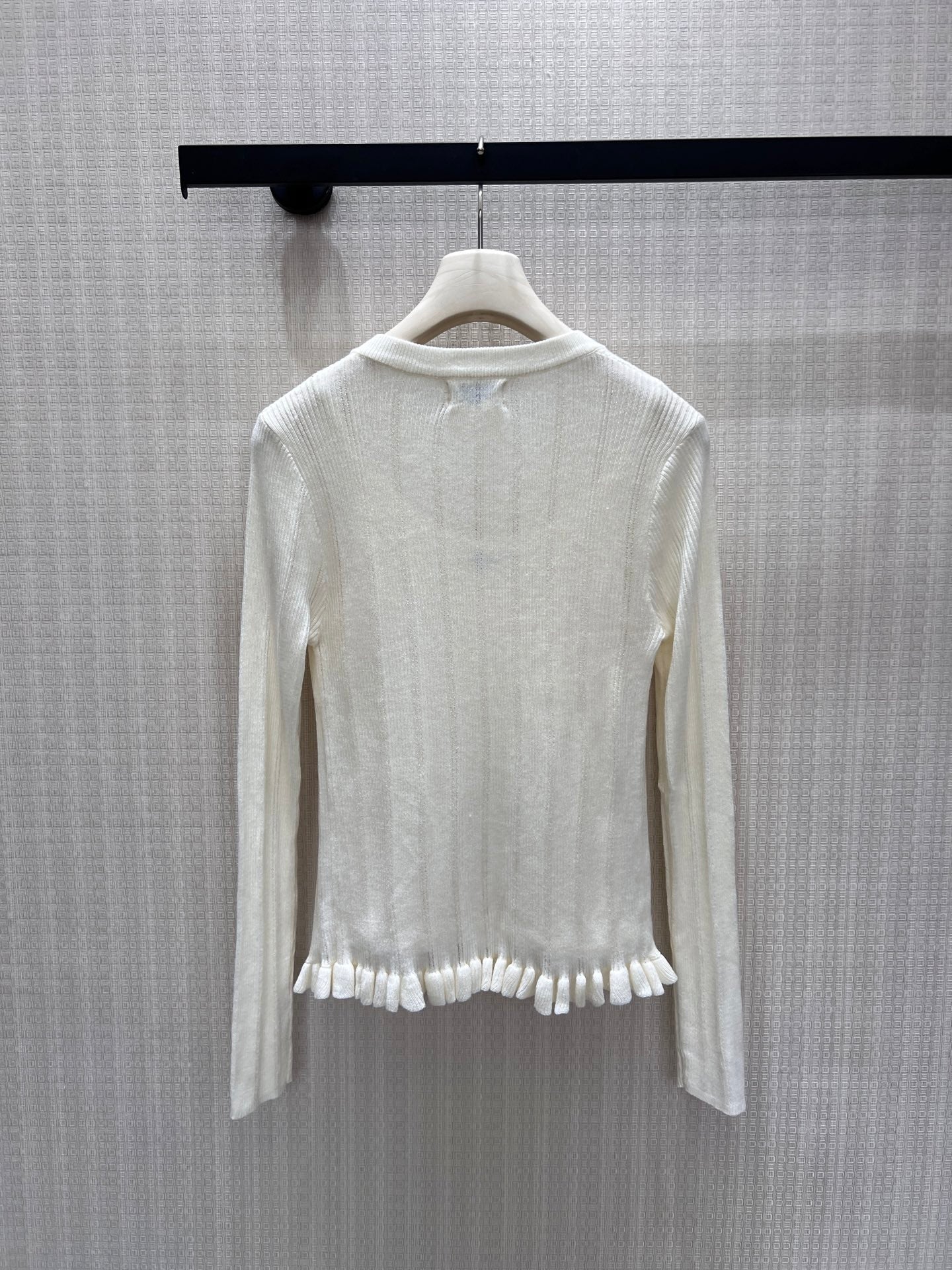 Chanel 2026 Two-piece Knit Set With Ruffled Details Cashmere 827627