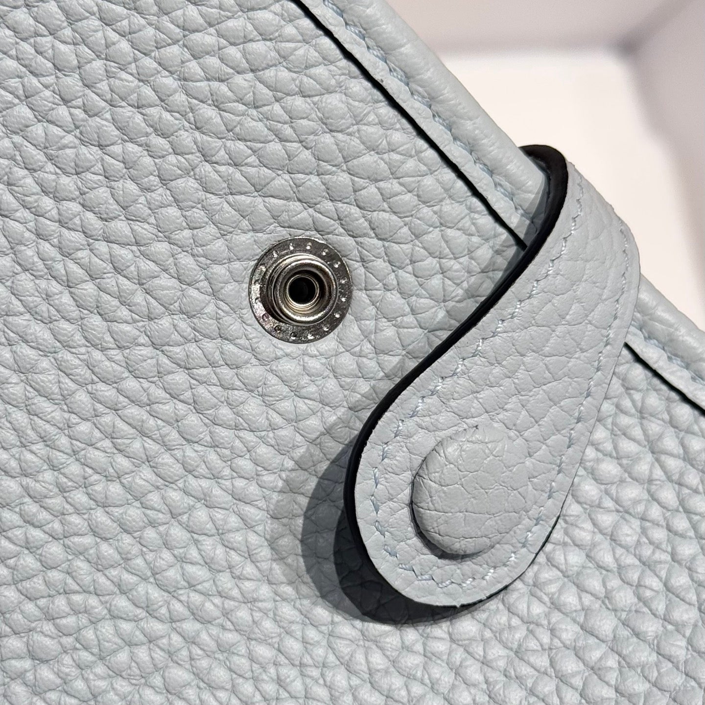 Hermes Evelyn 18 Bag Misty Blue Epsom Leather 255528