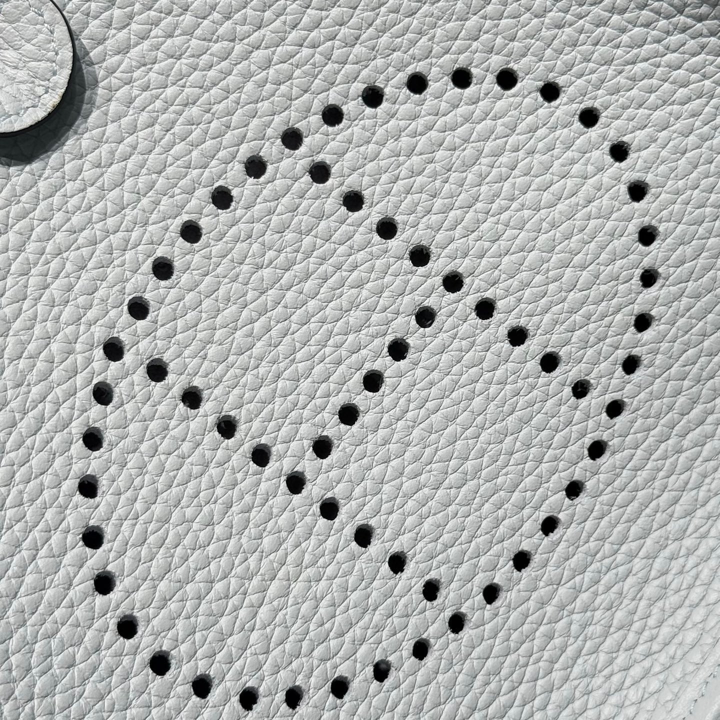 Hermes Evelyn 18 Bag Misty Blue Epsom Leather 255528