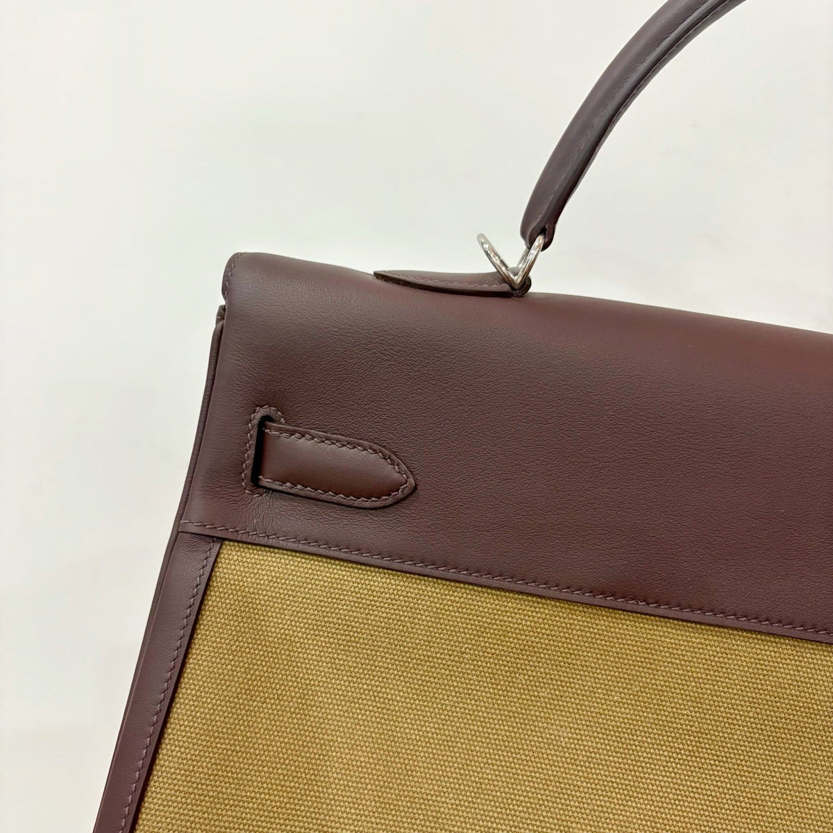 High-end Hermes 2026 Kelly Bag 40cm Swift Leather/Canvas