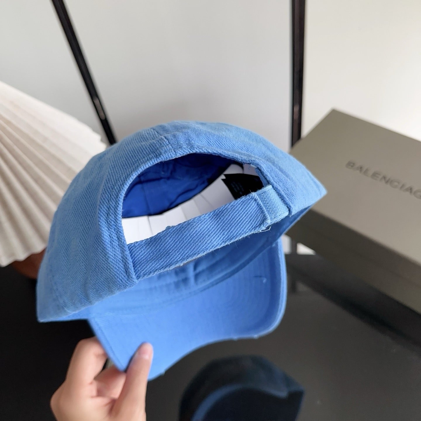 Balenciaga Baseball Cap with Embroidered Letters 412862