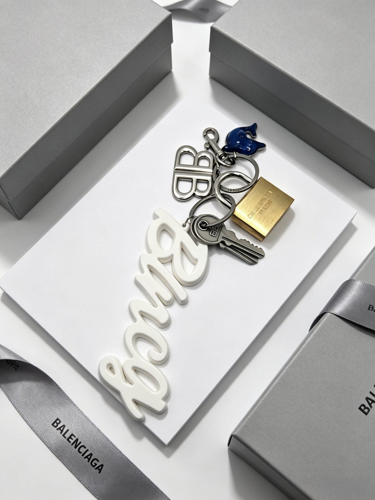 Balenciaga Keychain Charm