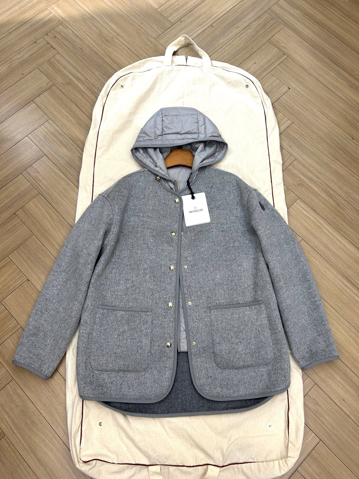Moncler 2026 Reposse 3-in-1 Grey Jacket