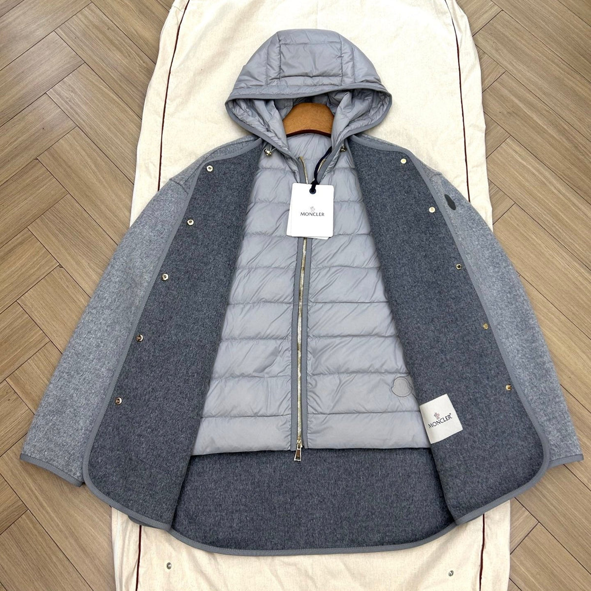Moncler 2026 Reposse 3-in-1 Grey Jacket