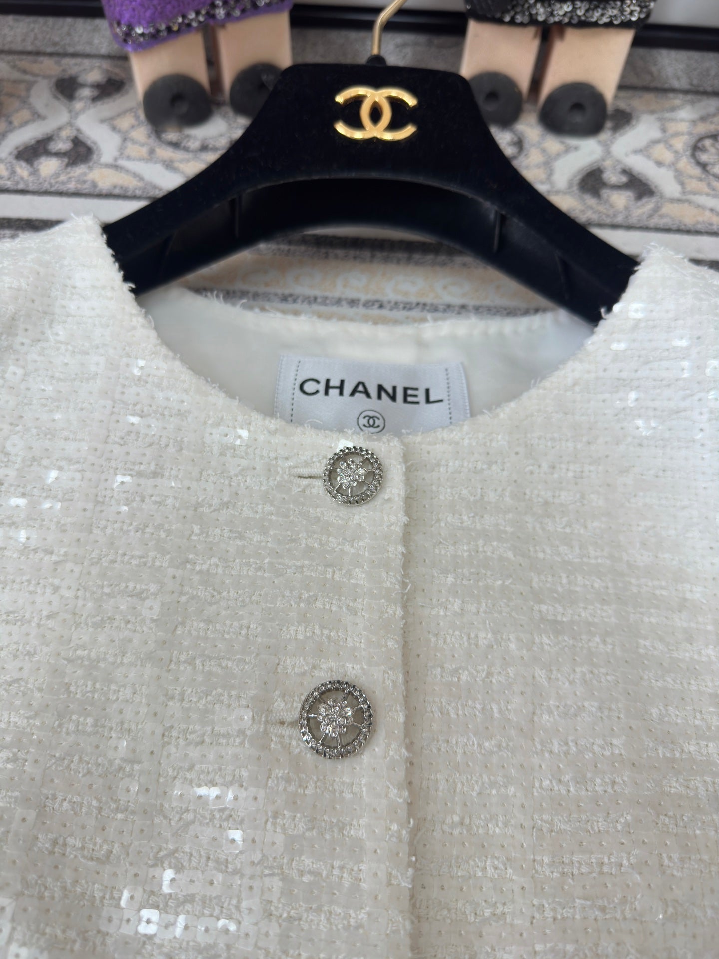 Chanel Princess Vest White Cotton 232717
