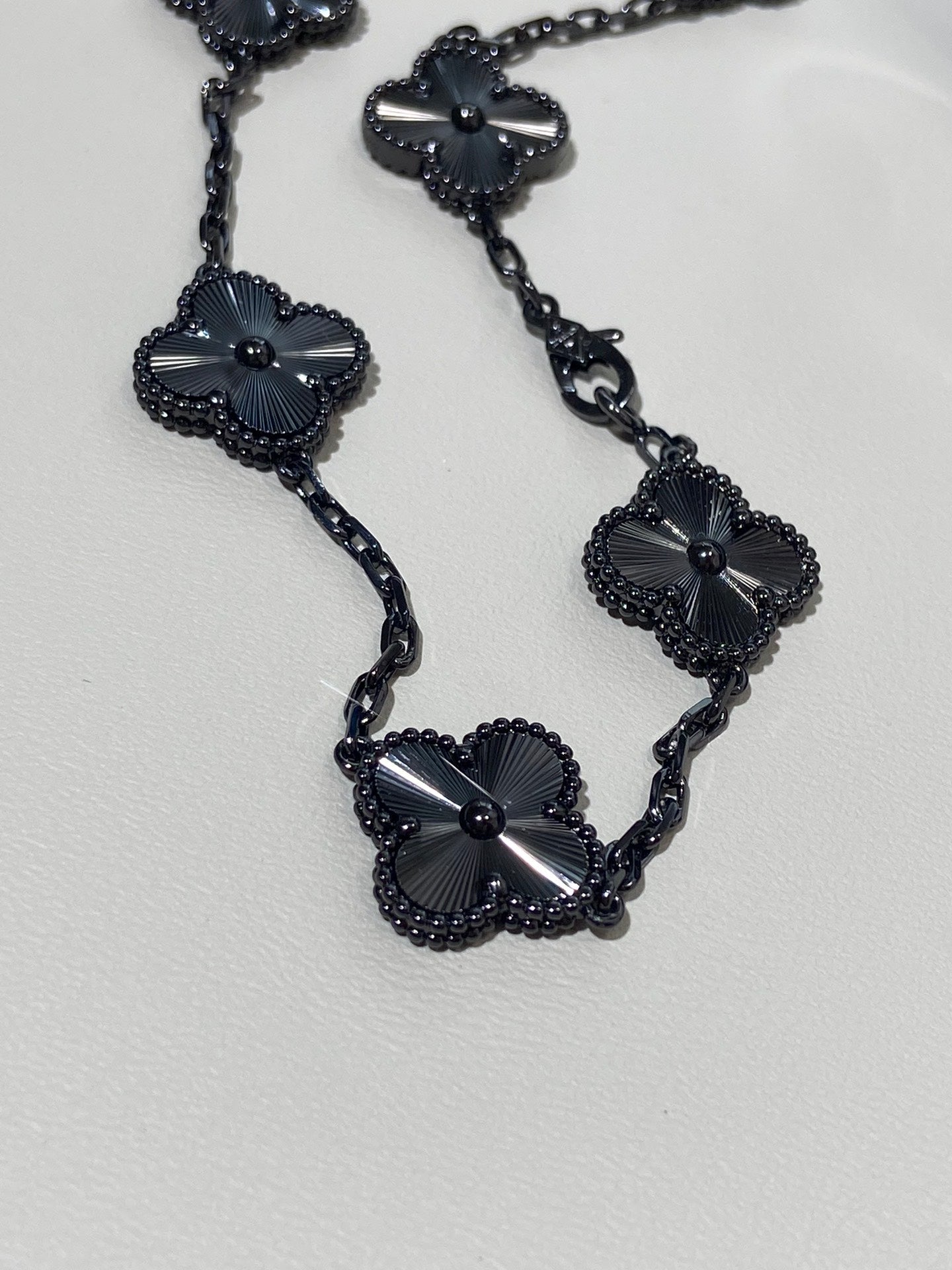 VCA Clover Vintage Black 5 Motifs Black Bracelet