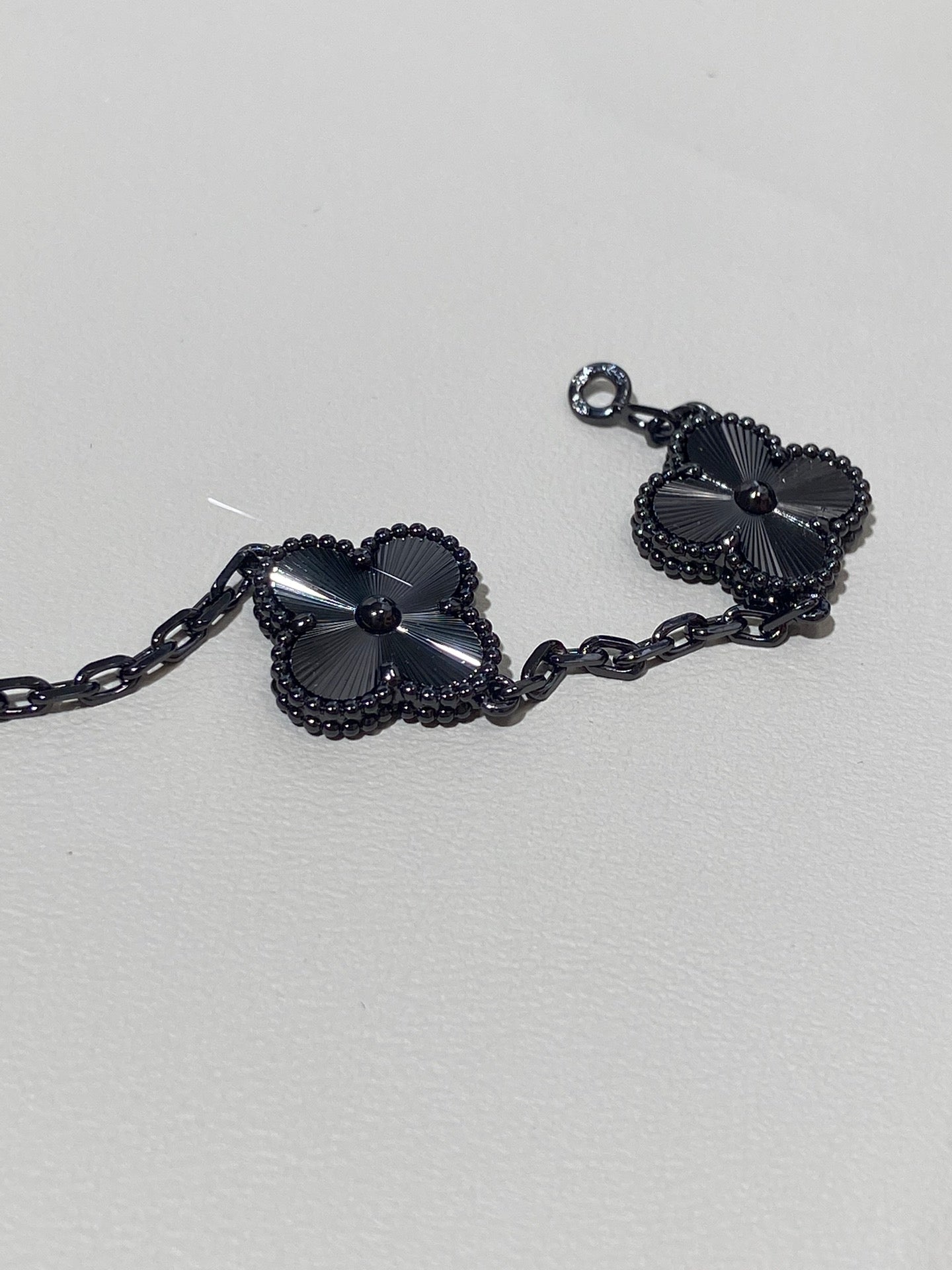 VCA Clover Vintage Black 5 Motifs Black Bracelet