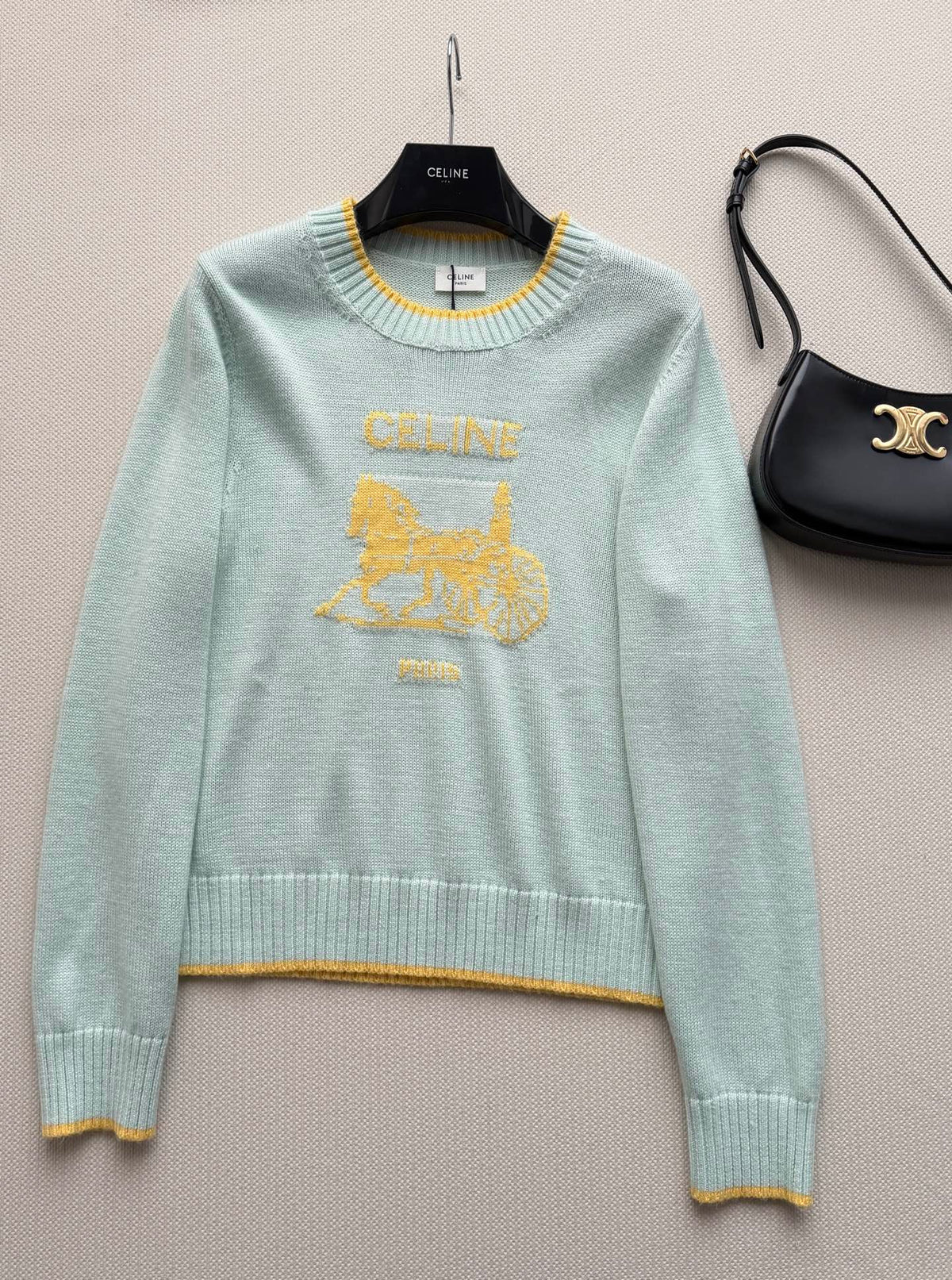 Celine 2026 Crewneck Sweater Wool 432356