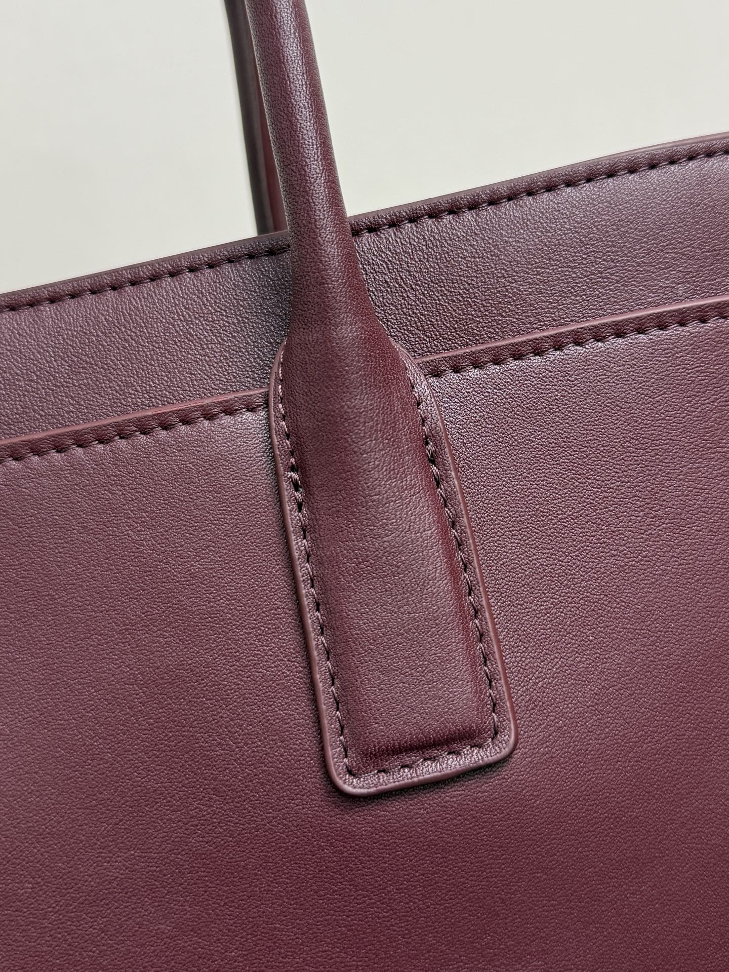 Chanel 2026 Shopping Bag 35cm Burgundy Calfskin