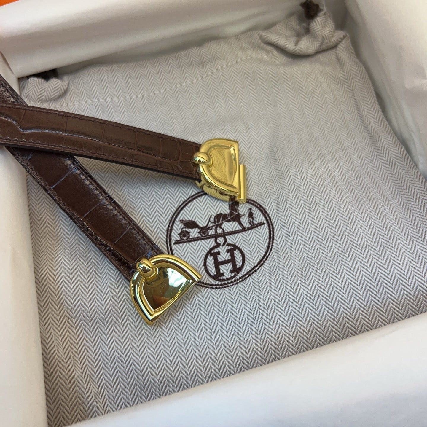 Hermes 2026 Chaine Ancre Belt 18mm Leather