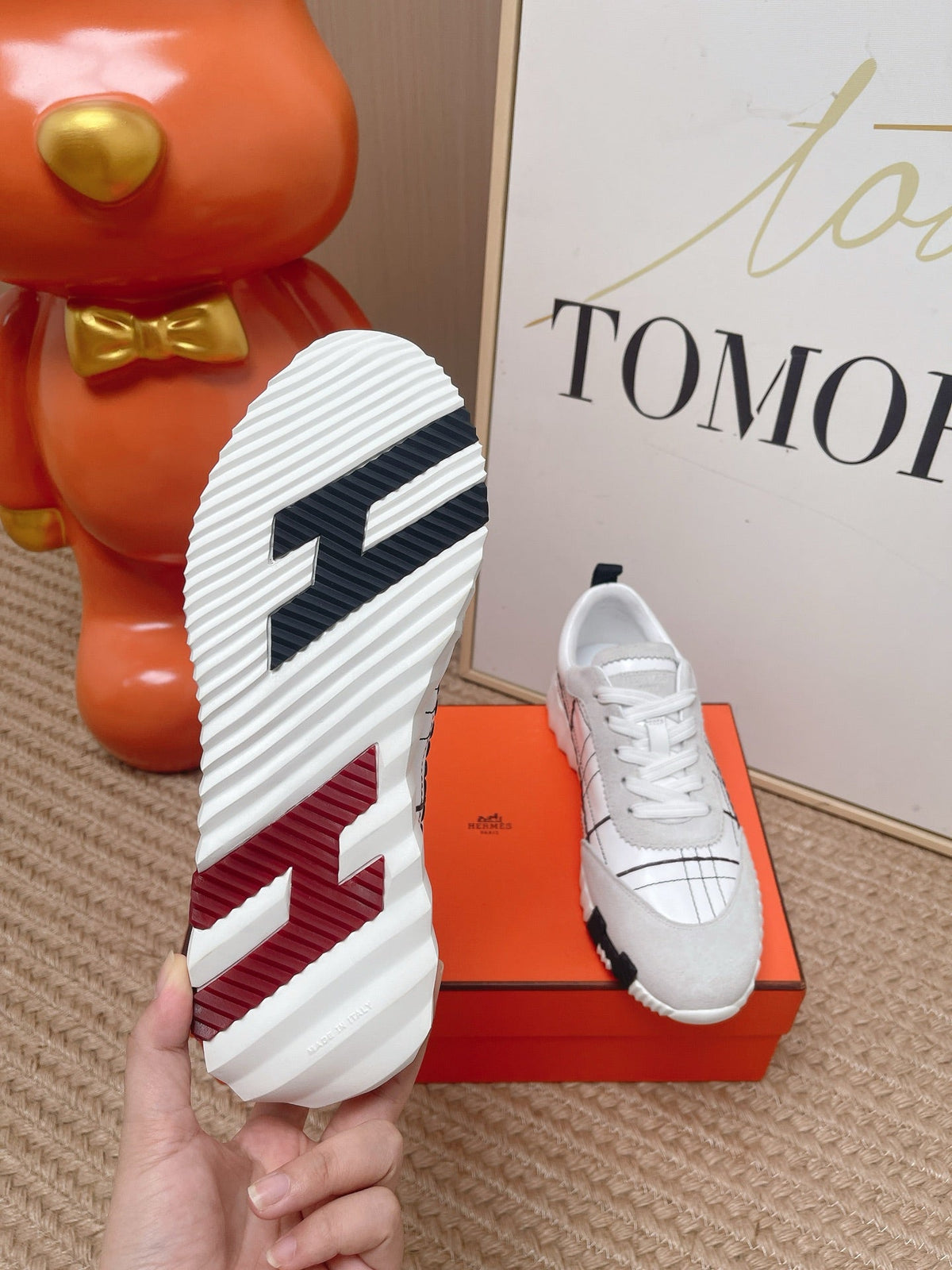 HM 2026 Men Bouncing Sneakers Suede Calfskin 854501