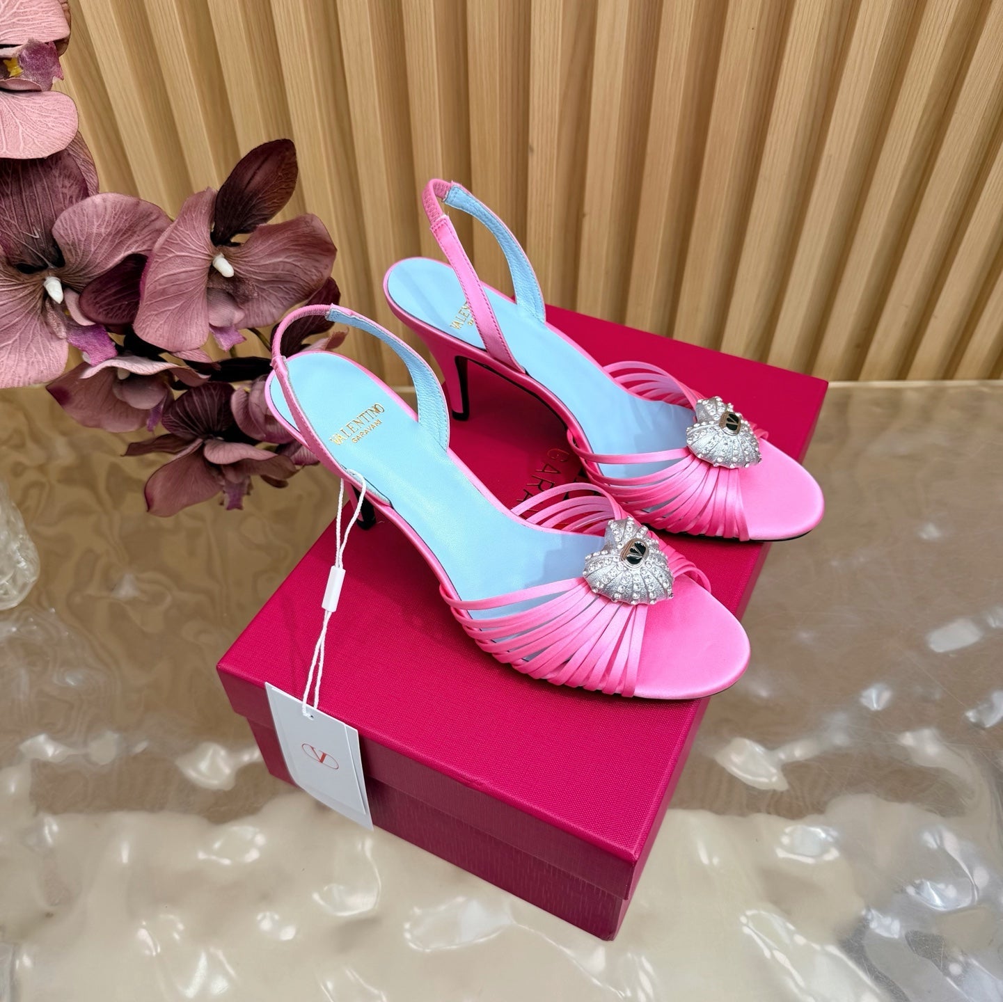 Valentino 2026 Garavani Coeur Royal 80mm Sandals 853006