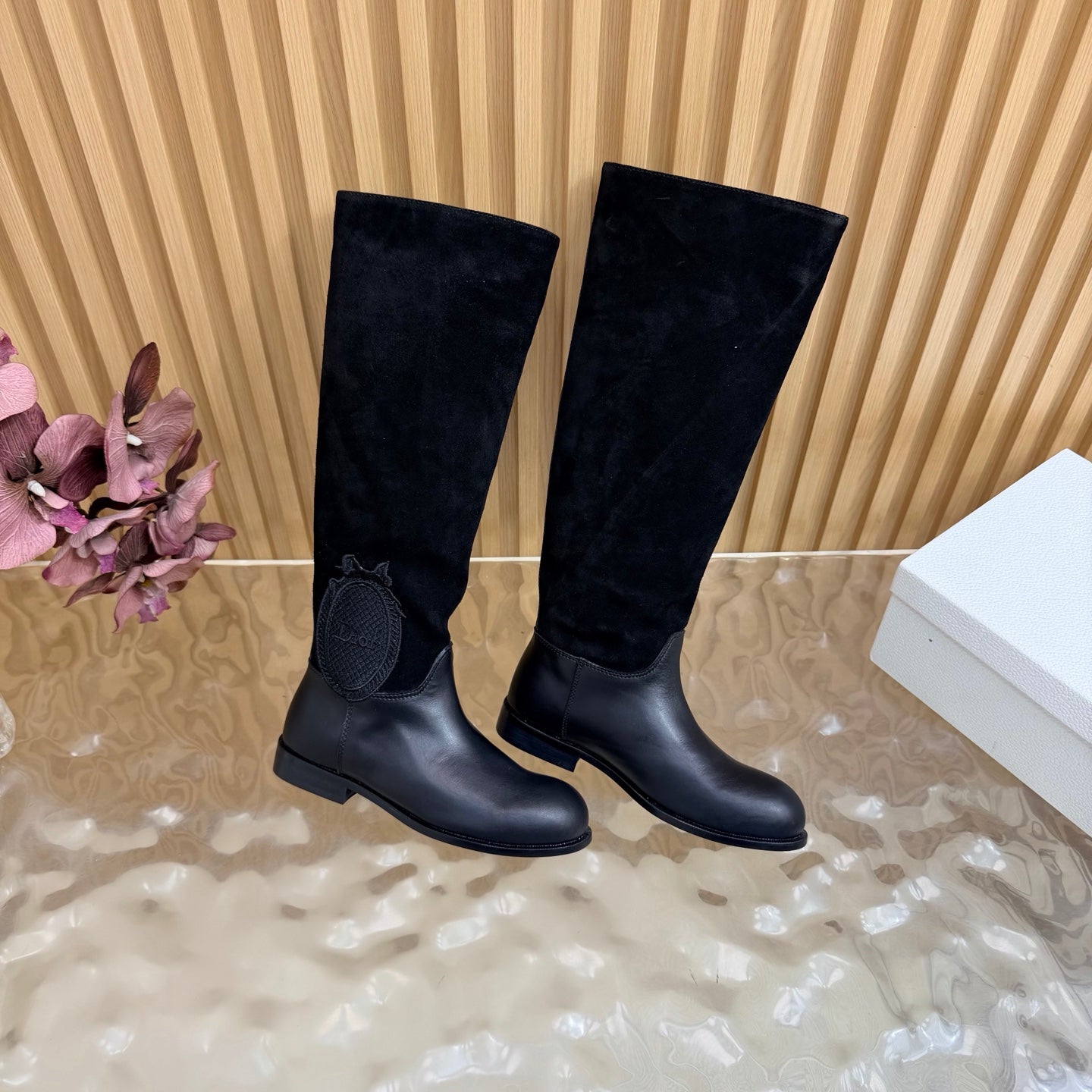 Dior 2026 Knee-High Boots Suede Leather 955993