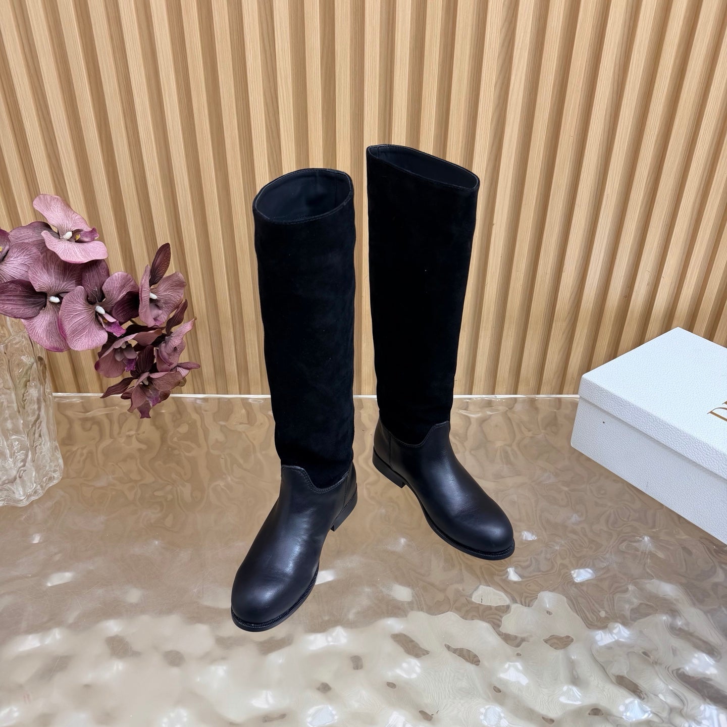 Dior 2026 Knee-High Boots Suede Leather 955993