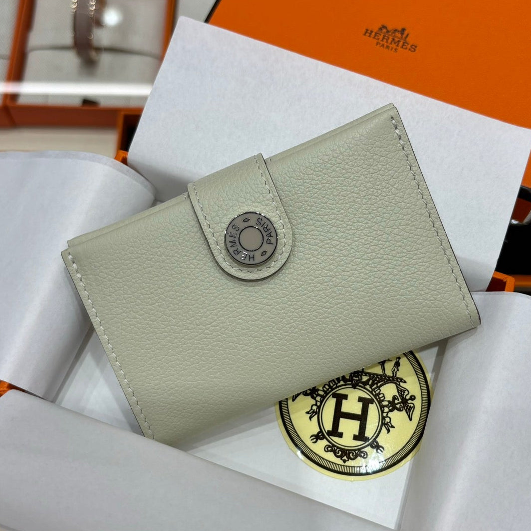 High-end Hermes 2026 R.M.S Card Holder Evercolor Leather