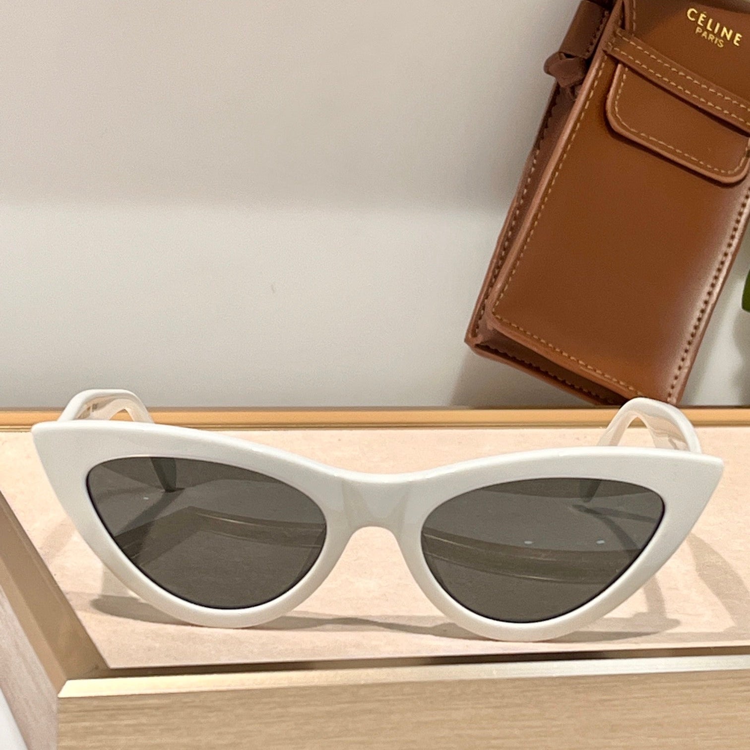 TRIOMPHE CAT EYE SUNGLASS CL40019 IN ACETATE