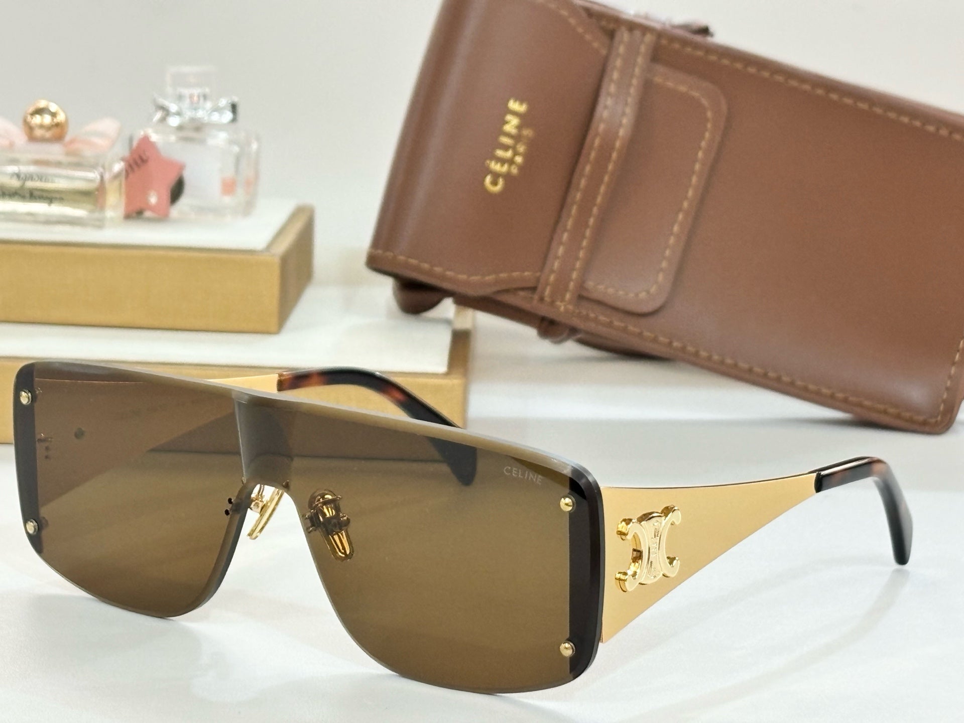TRIOMPHE RACER SUNGLASS CL42014 IN METAL