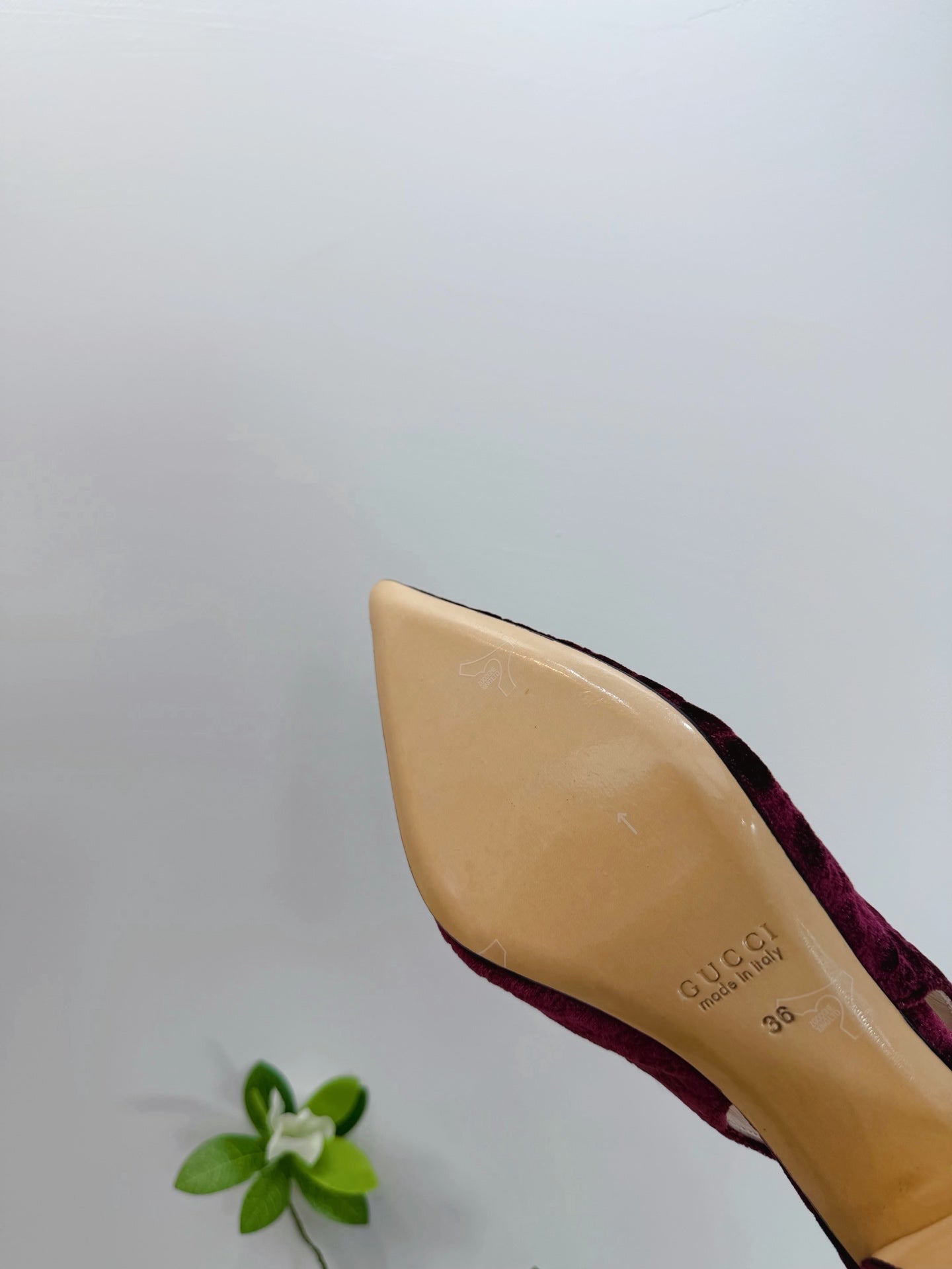 GG 26 Slingback Dark Purple Velvet 592419