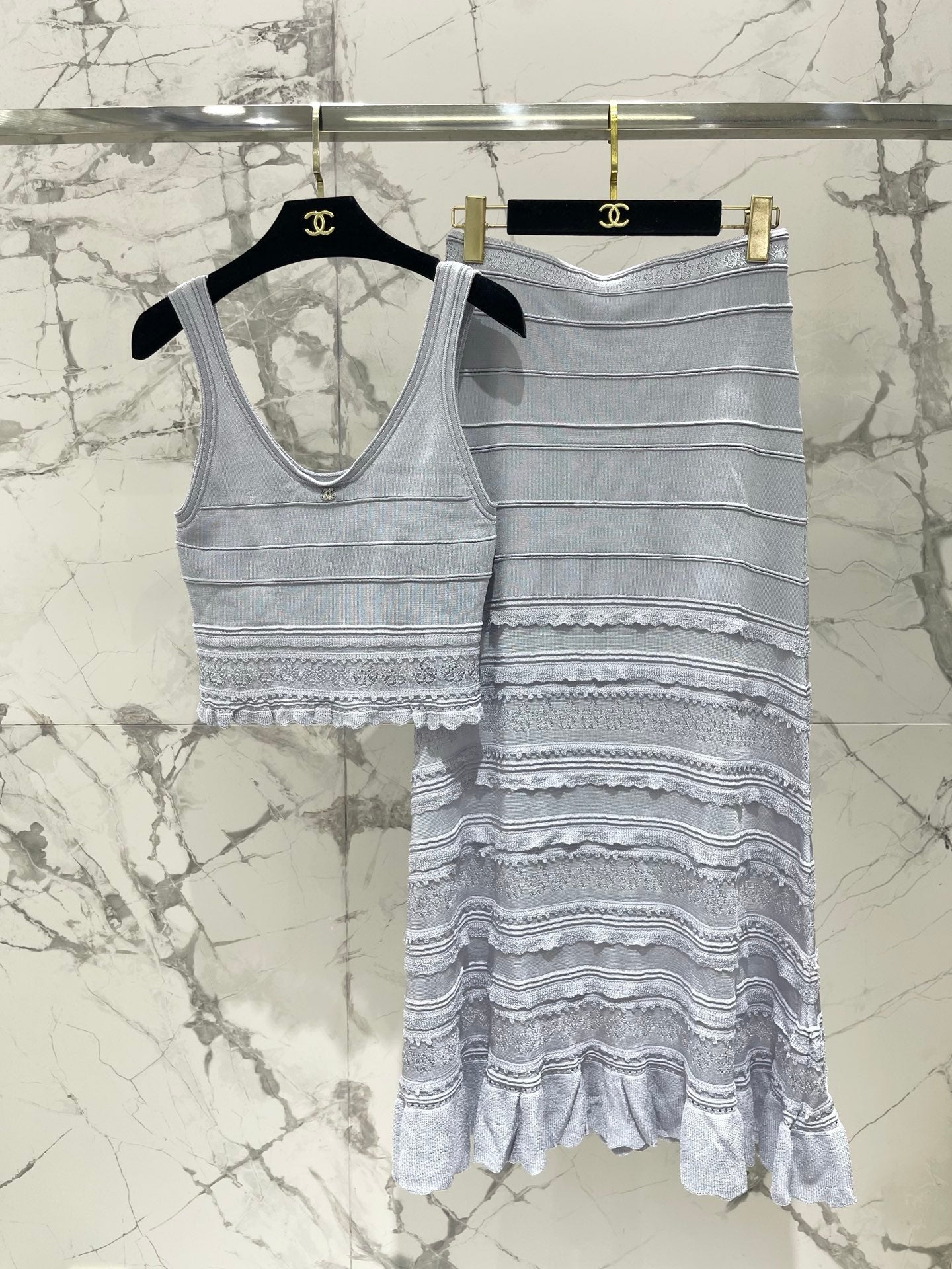Chanel 2026 Ruffled Set Cotton 700862