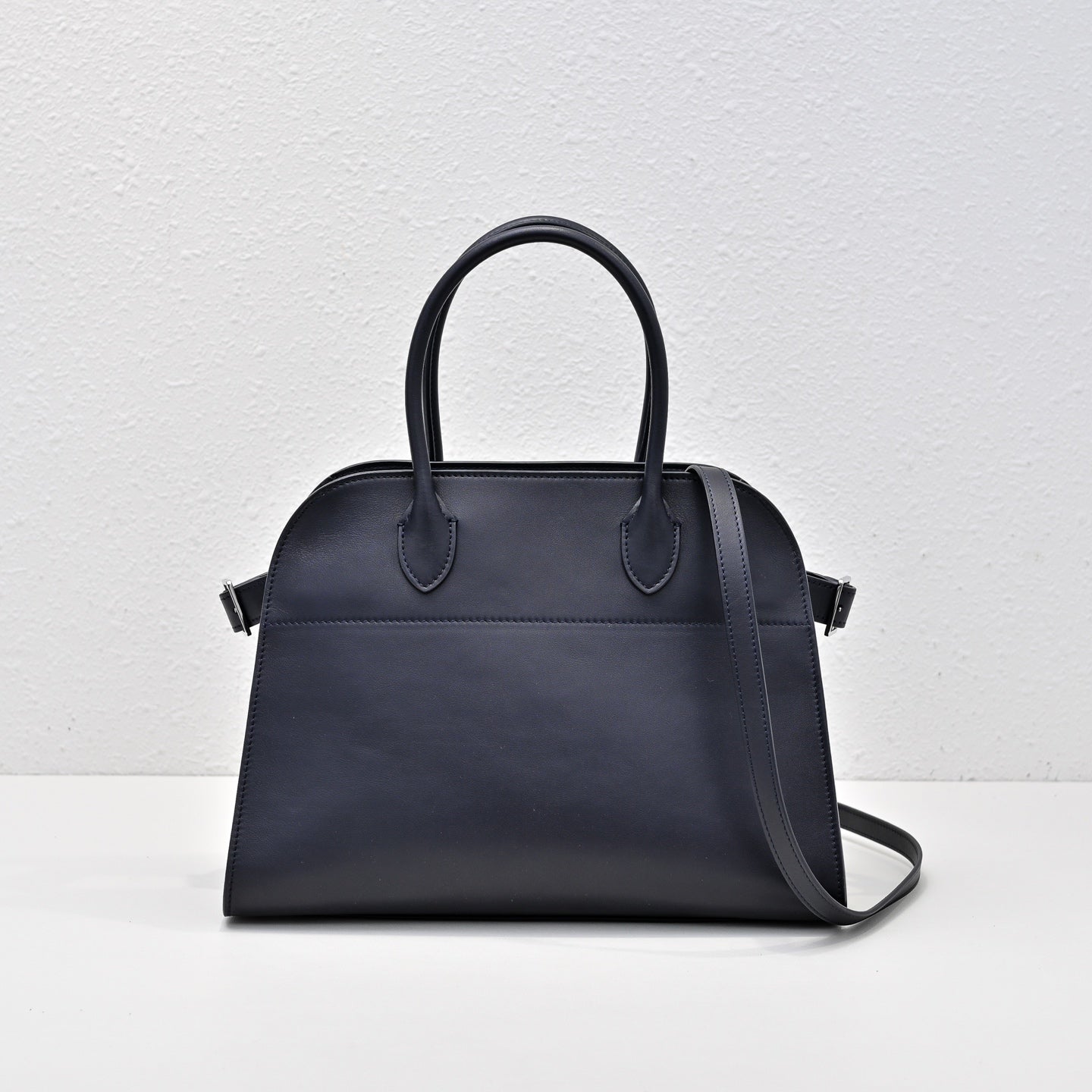 The Row Margaux 12 32cm Tote Bag In Calfskin