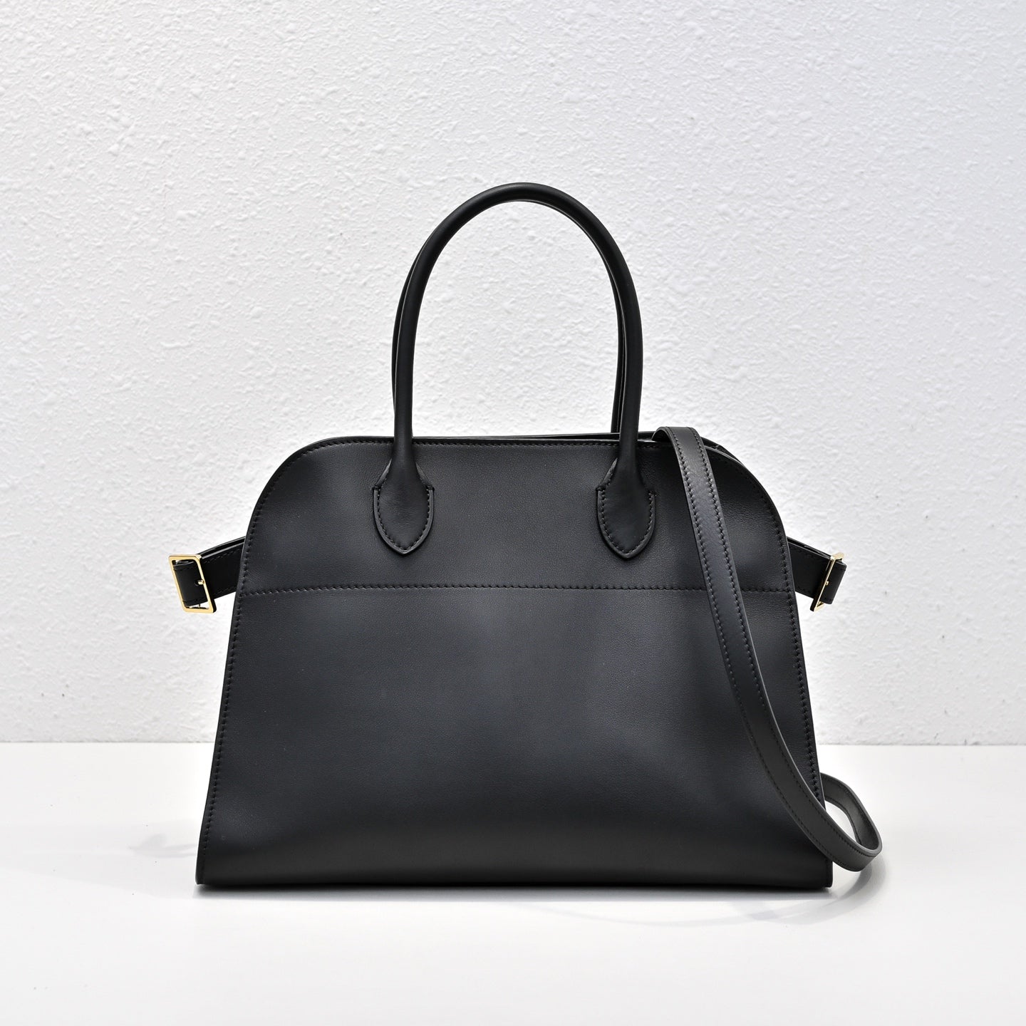 The Row Margaux 12 32cm Tote Bag In Calfskin