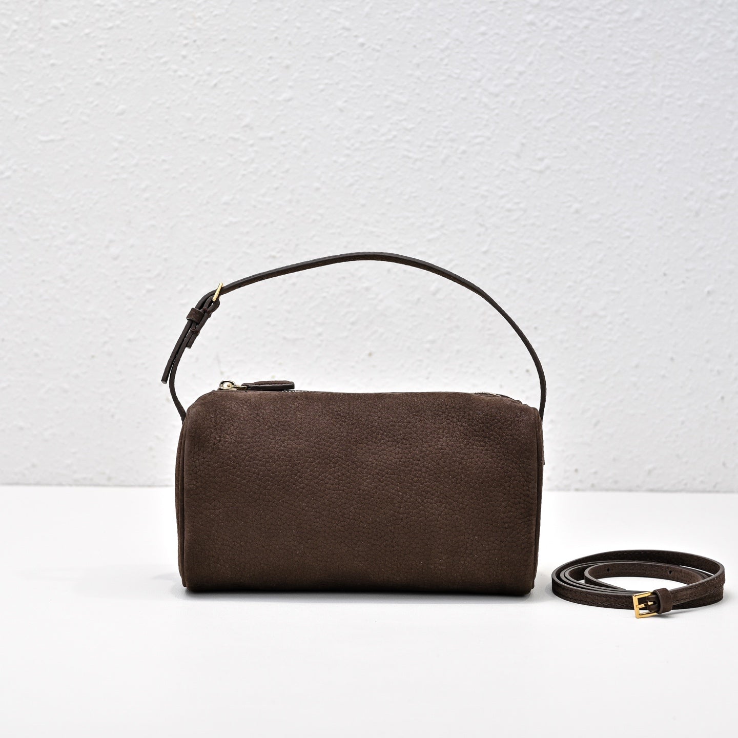 The Row 90's Bag 19cm in Suede