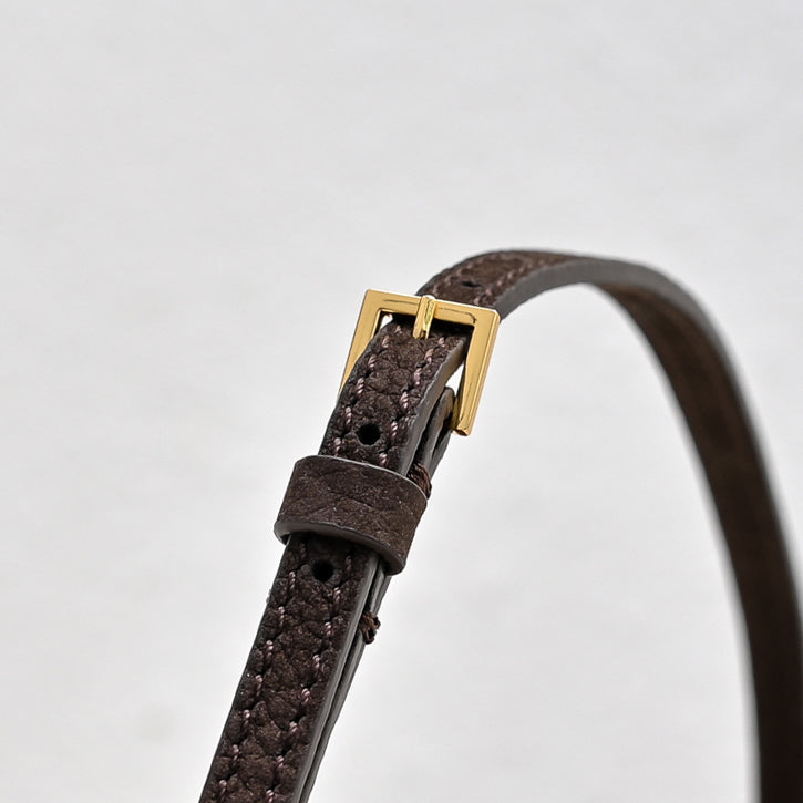 The Row 90's Bag 19cm in Suede