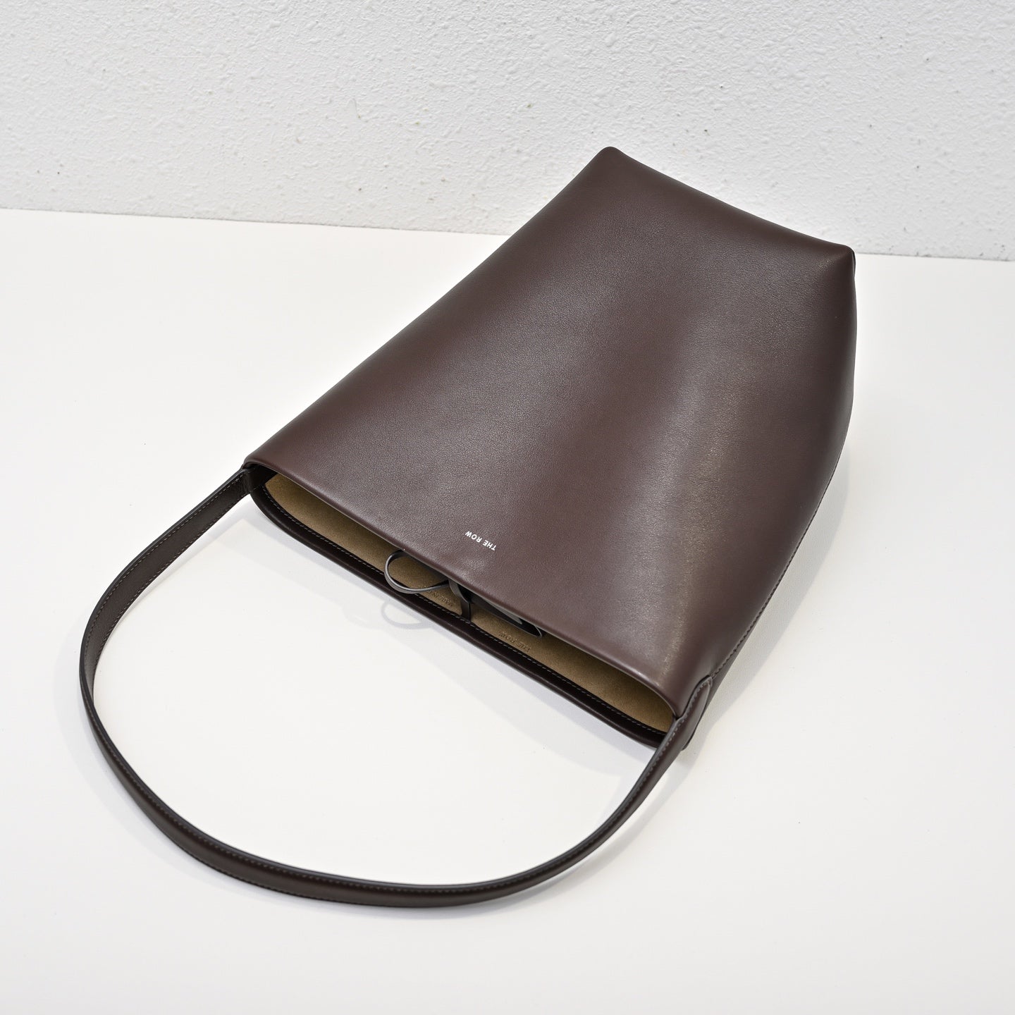 The Row N/S Park Tote 30cm Chocolate Leather