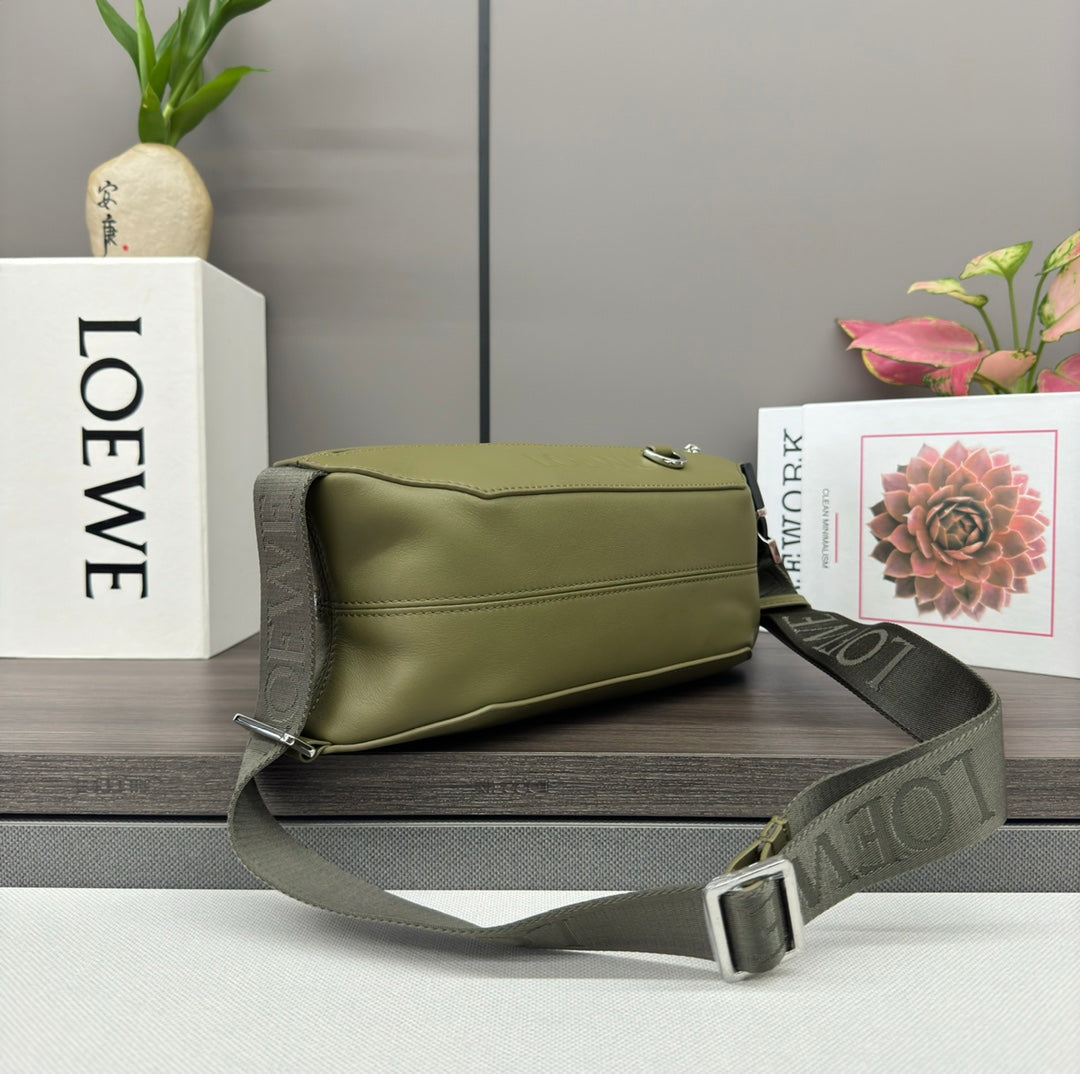 Loewe 2025 Convertible Sling Olive Green Calfskin 274660