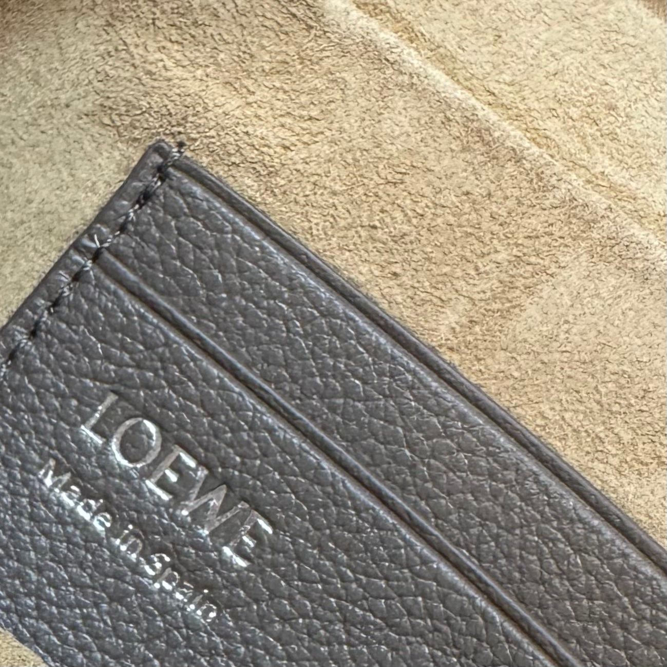 Loewe 2025 Small Pebble Messenger Bag Brown Grained Calfskin 274597