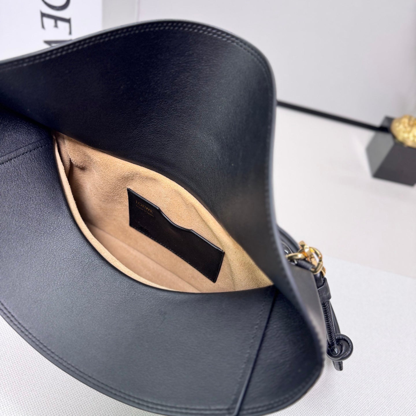 Loewe 2025 Ola 26 Bag Black Smooth Calfskin 274674