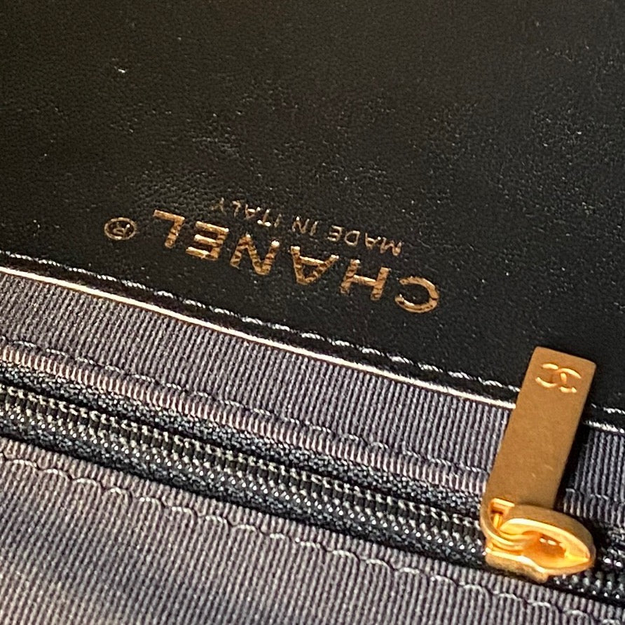 Chanel 2025 Hobo Bag 35cm Black Calfskin 318242