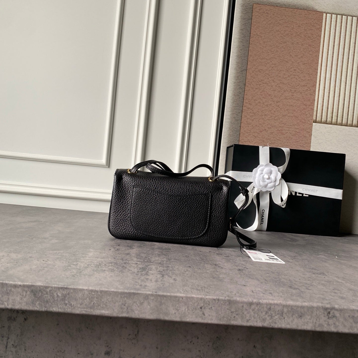 Chanel 2026 Mini Flap Bag 20cm Denim And Grained Calfskin
