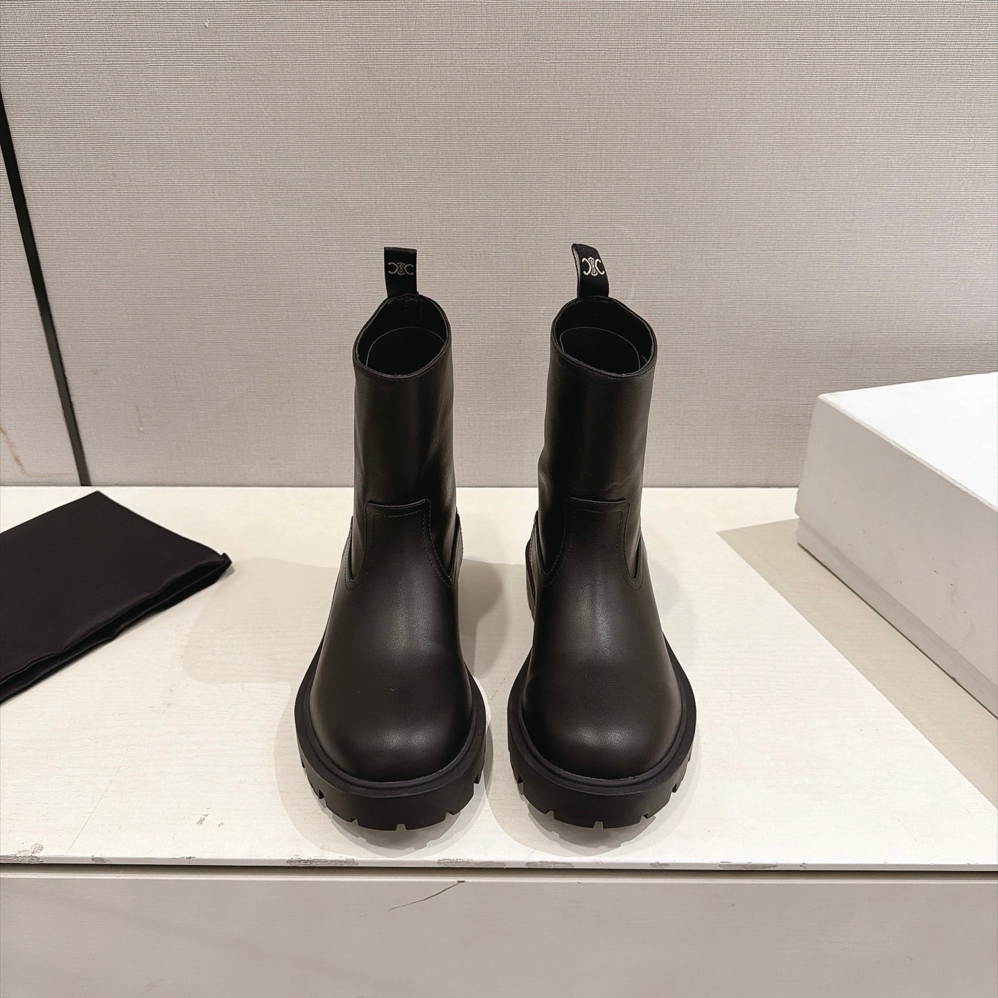 Celine 2026 Margaret Boots Leather 101100