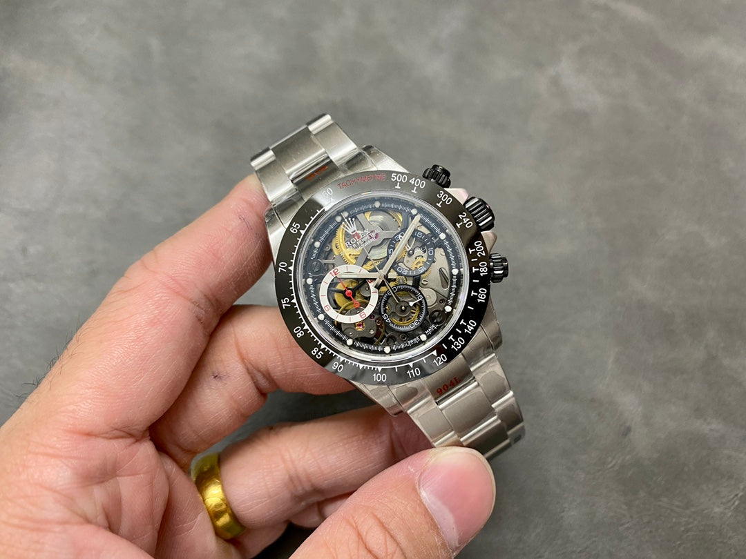 Rolex Daytona 40mm Silver Black