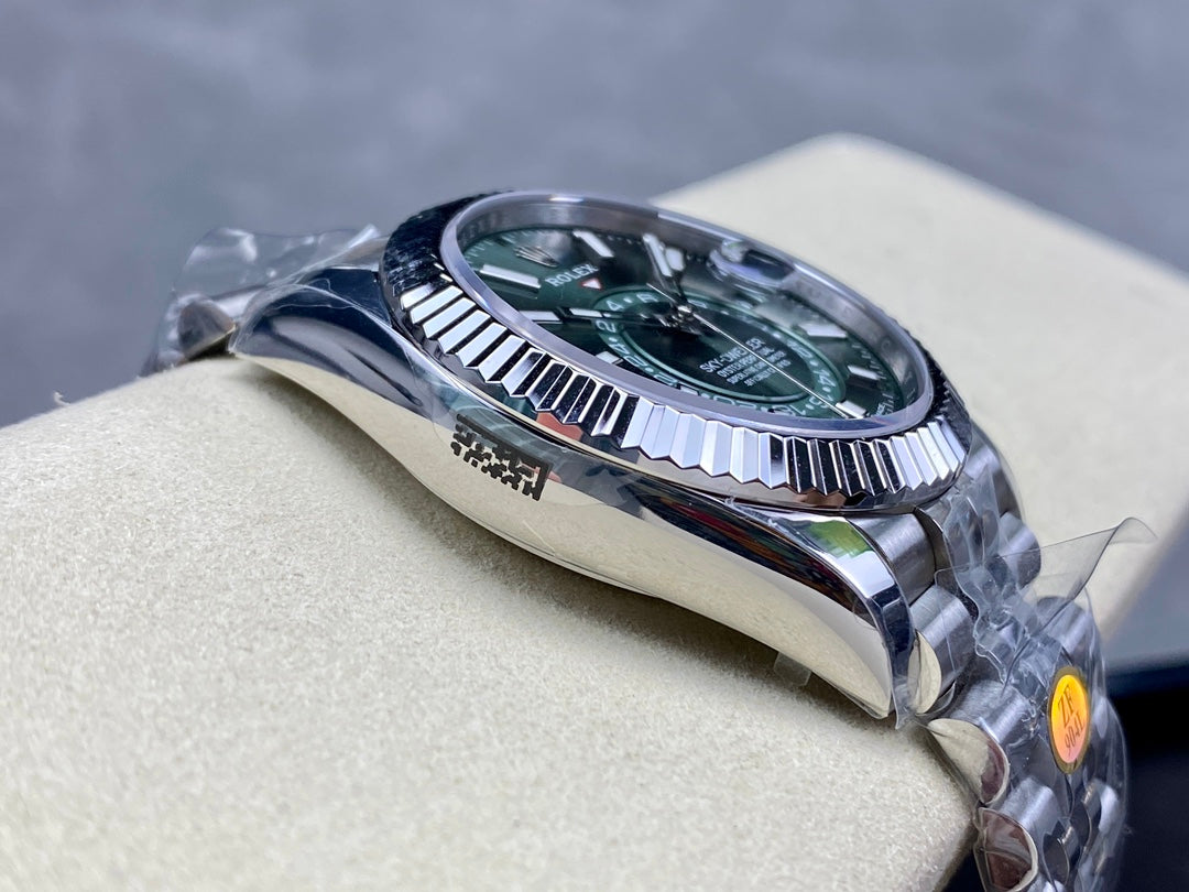Rolex Sky-Dweller 42mm Stainless Steel Green Dial
