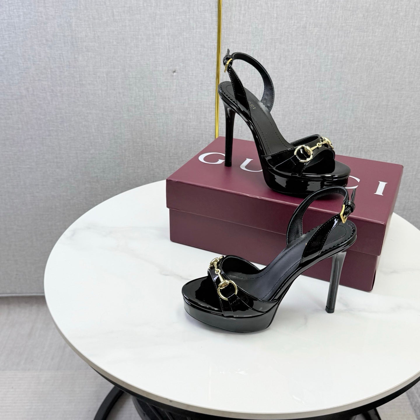Gucci 2026 Donna Platform Sandal 120mm Leather 973321