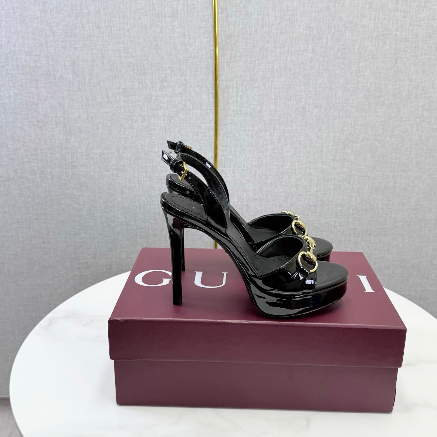 Gucci 2026 Donna Platform Sandal 120mm Leather 973321