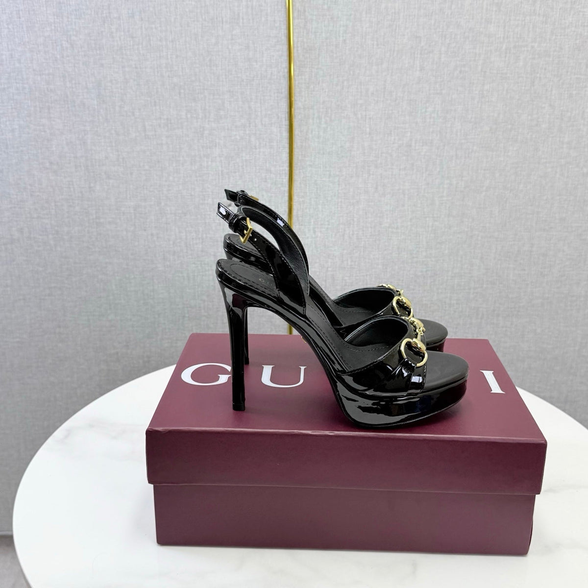 Gucci 2026 Donna Platform Sandal 120mm Leather 973321