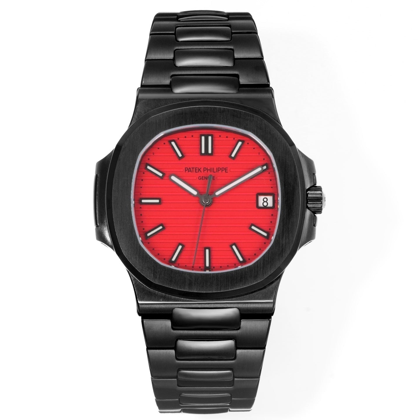 Patek Philippe Nautilus 5711 Red Dial Black Case Watch