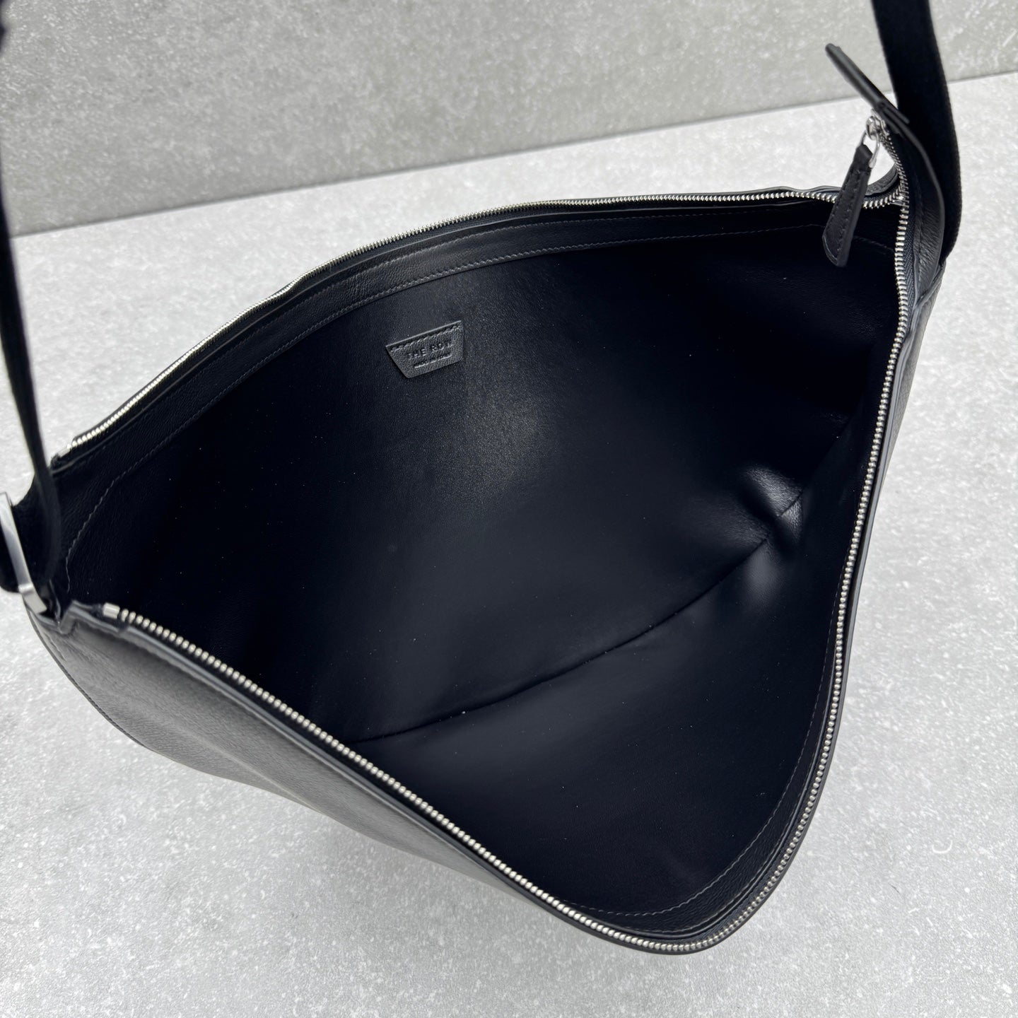 The Row 2025 Jouve Bag 46cm Black Calfskin