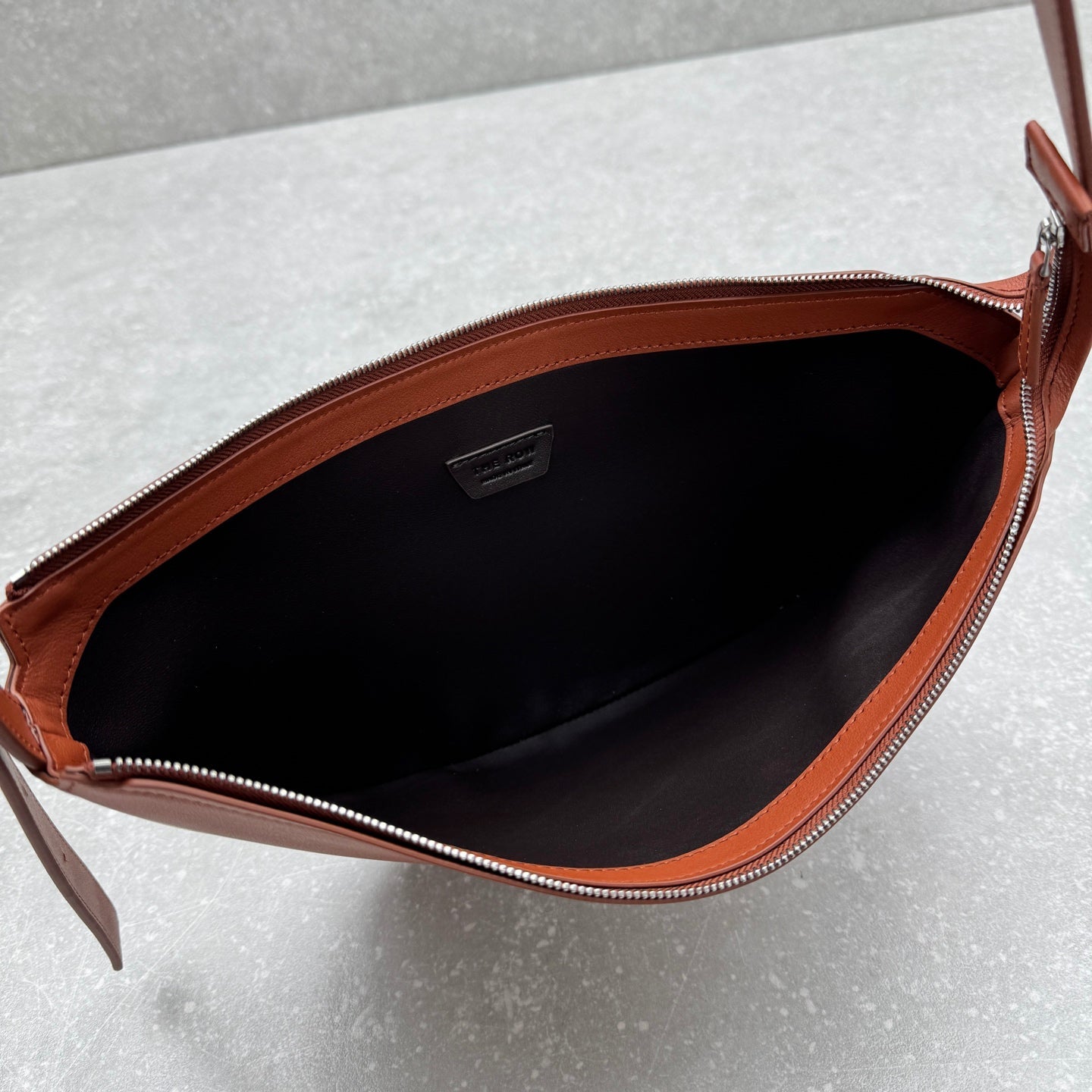 The Row 2025 Jouve Bag 34cm Brownish-red Calfskin