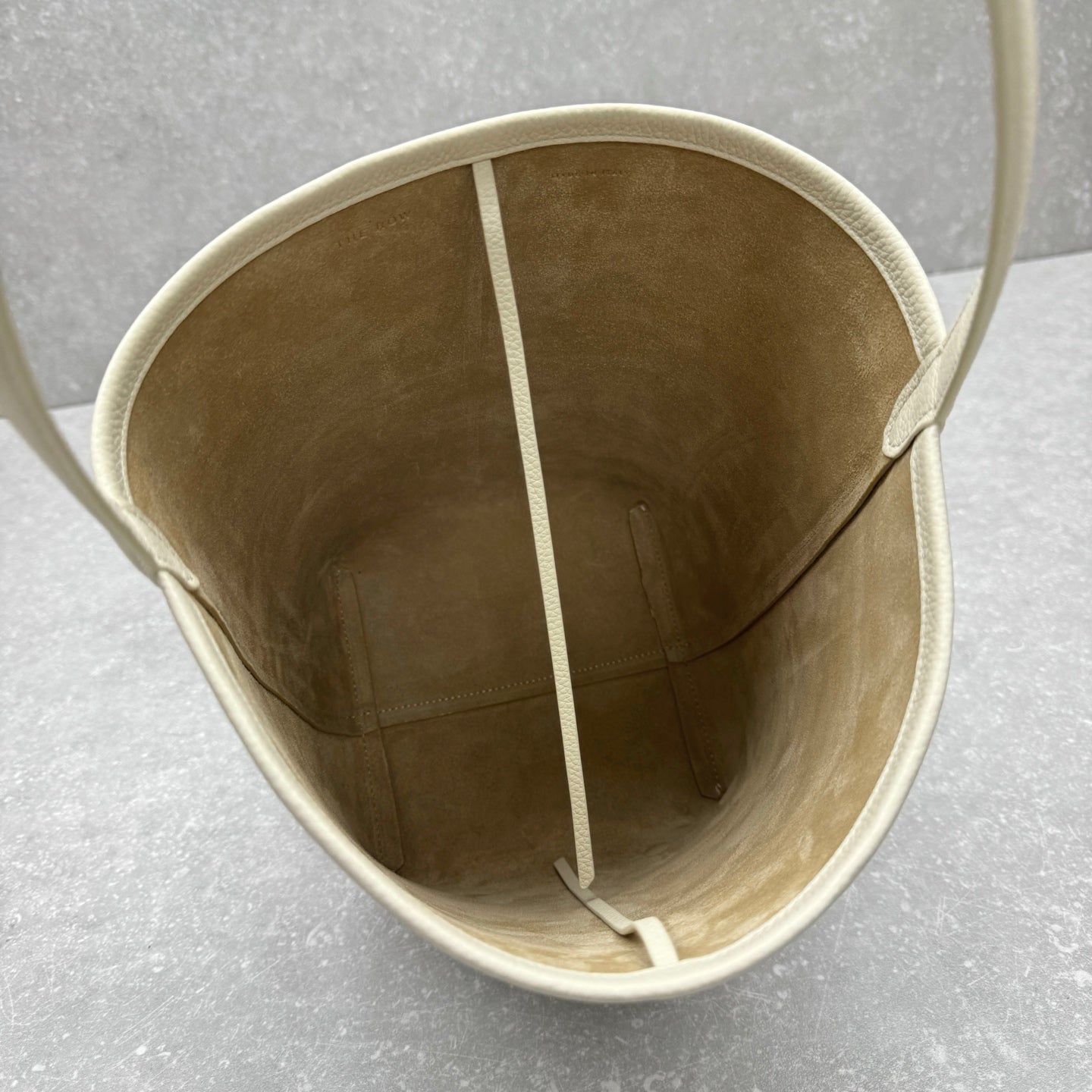 The Row 2025 N/S Park Tote Bag 34cm White Calfskin