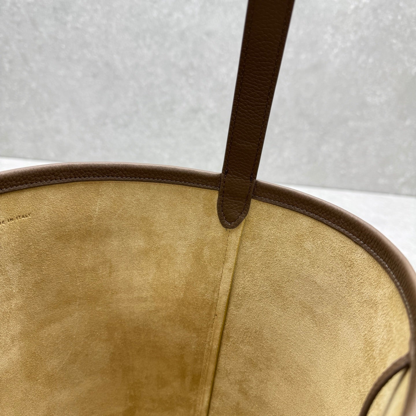 The Row 2025 N/S Park Tote Bag 34cm Brown Calfskin