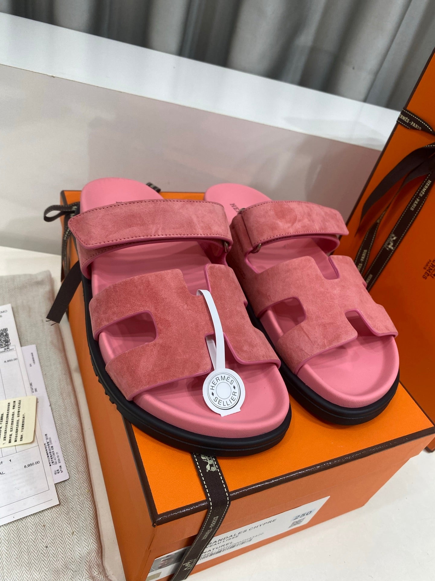 Hermes 2026 Chypre Sandal Suede 957589