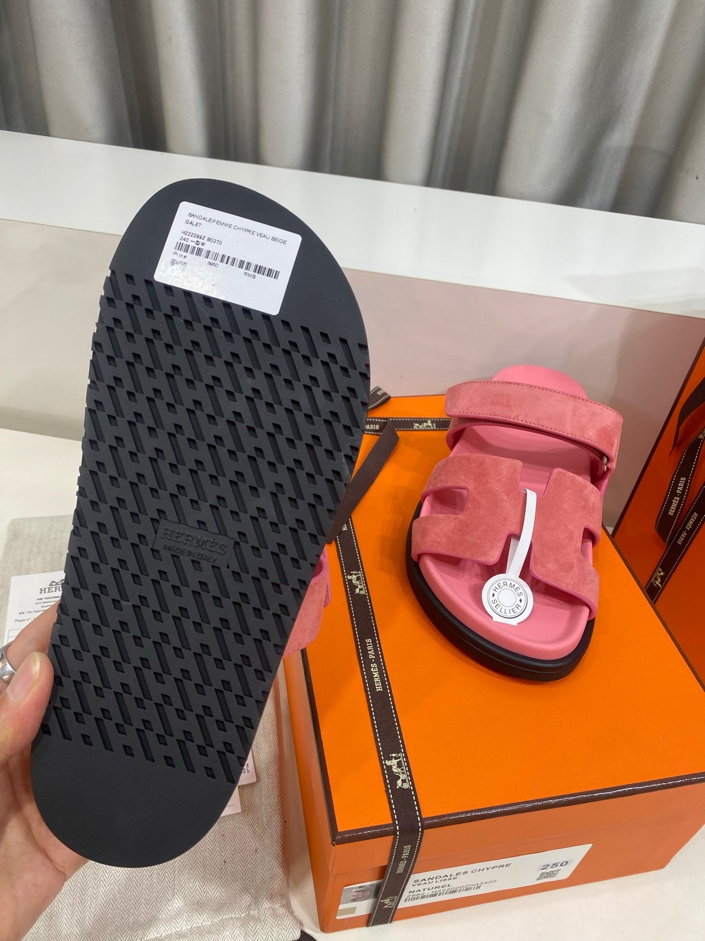 Hermes 2026 Chypre Sandal Suede 957589
